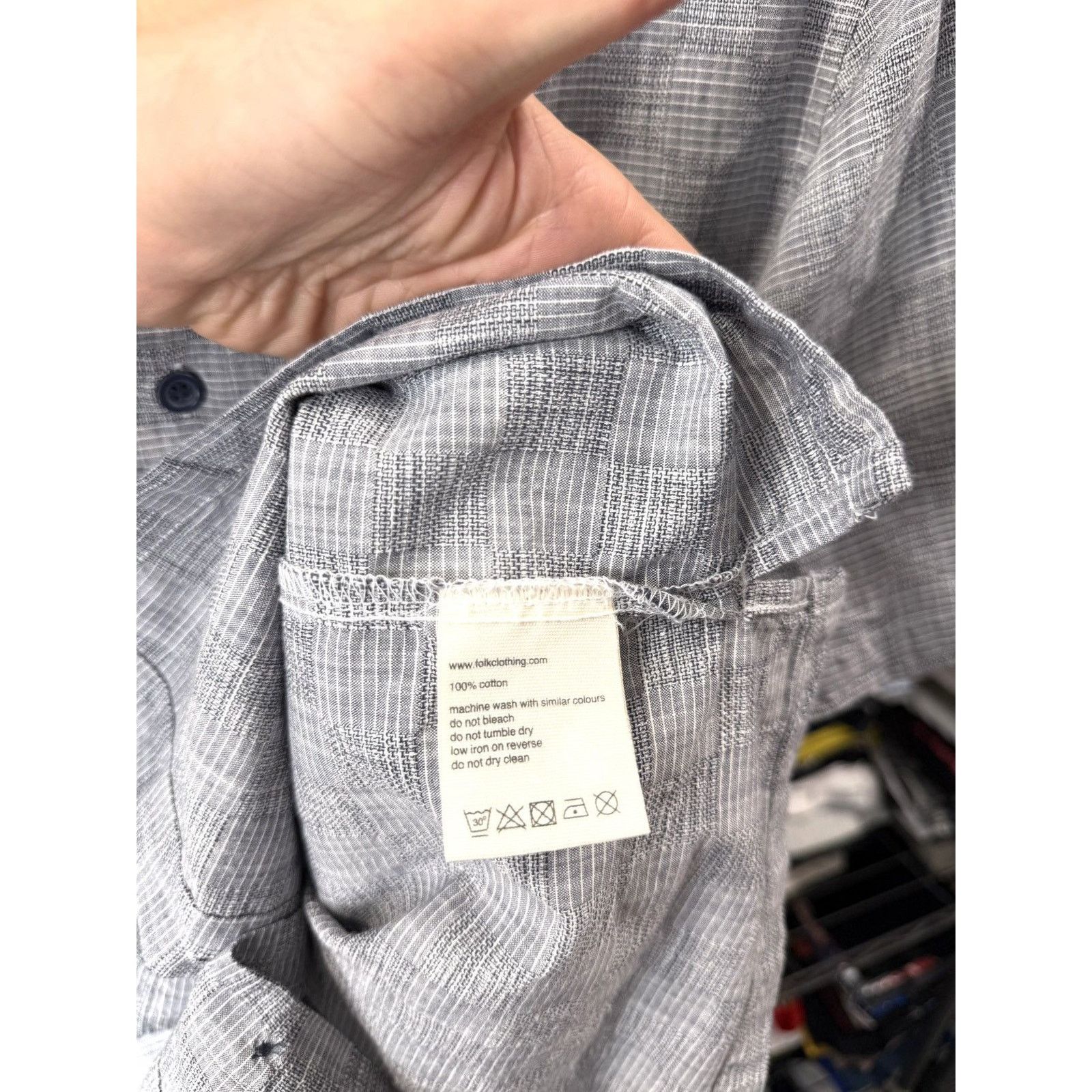 Folk Folk Pockets Luxury Shirt Checkered Size US M / EU 48-50 / 2 - 6 Thumbnail