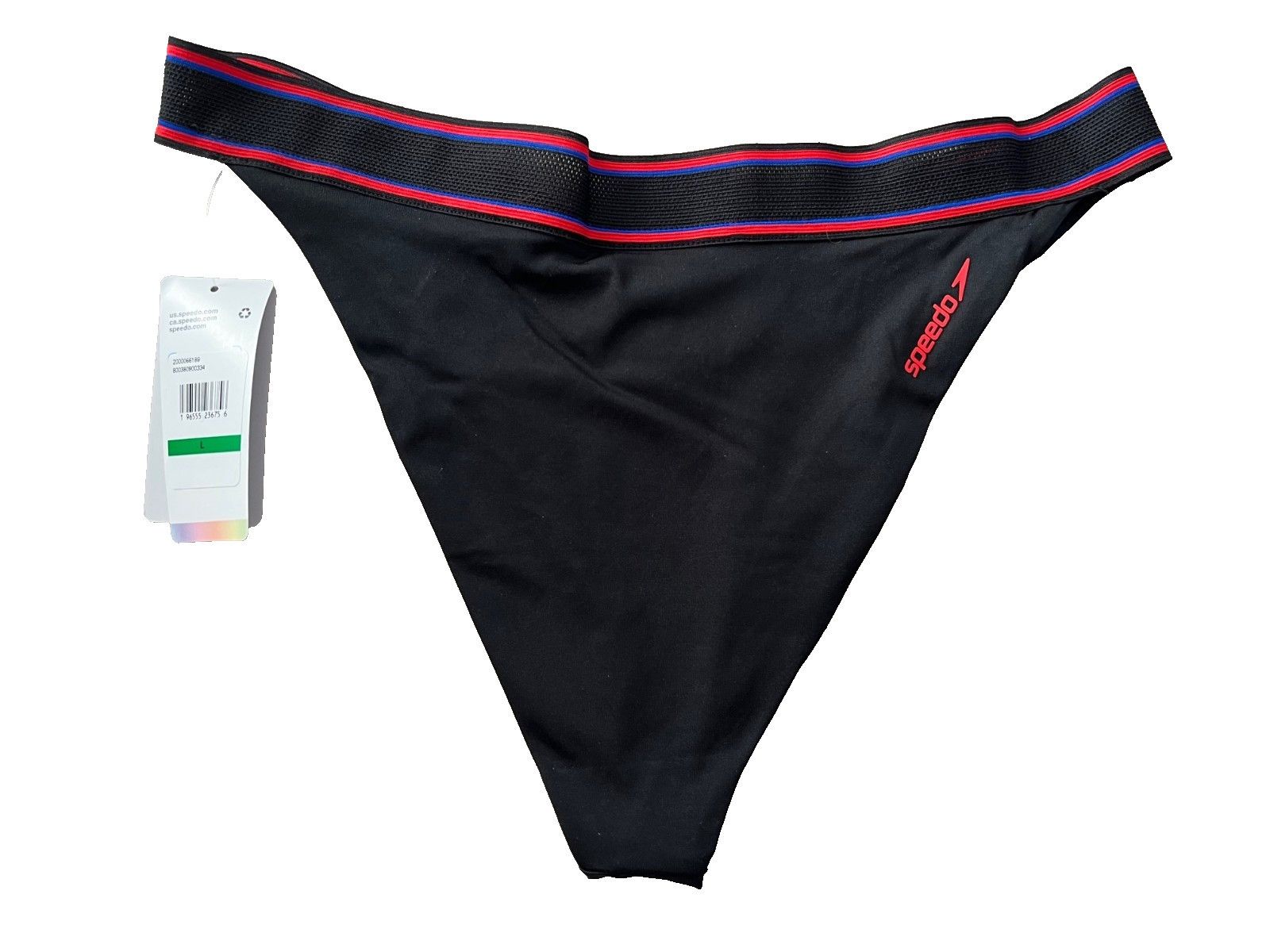 Speedo Speedo Flu3nte V Scoop Swim Bikini Bottom Black ( L ) Size 34" / US 12 / IT 48 - 4 Thumbnail