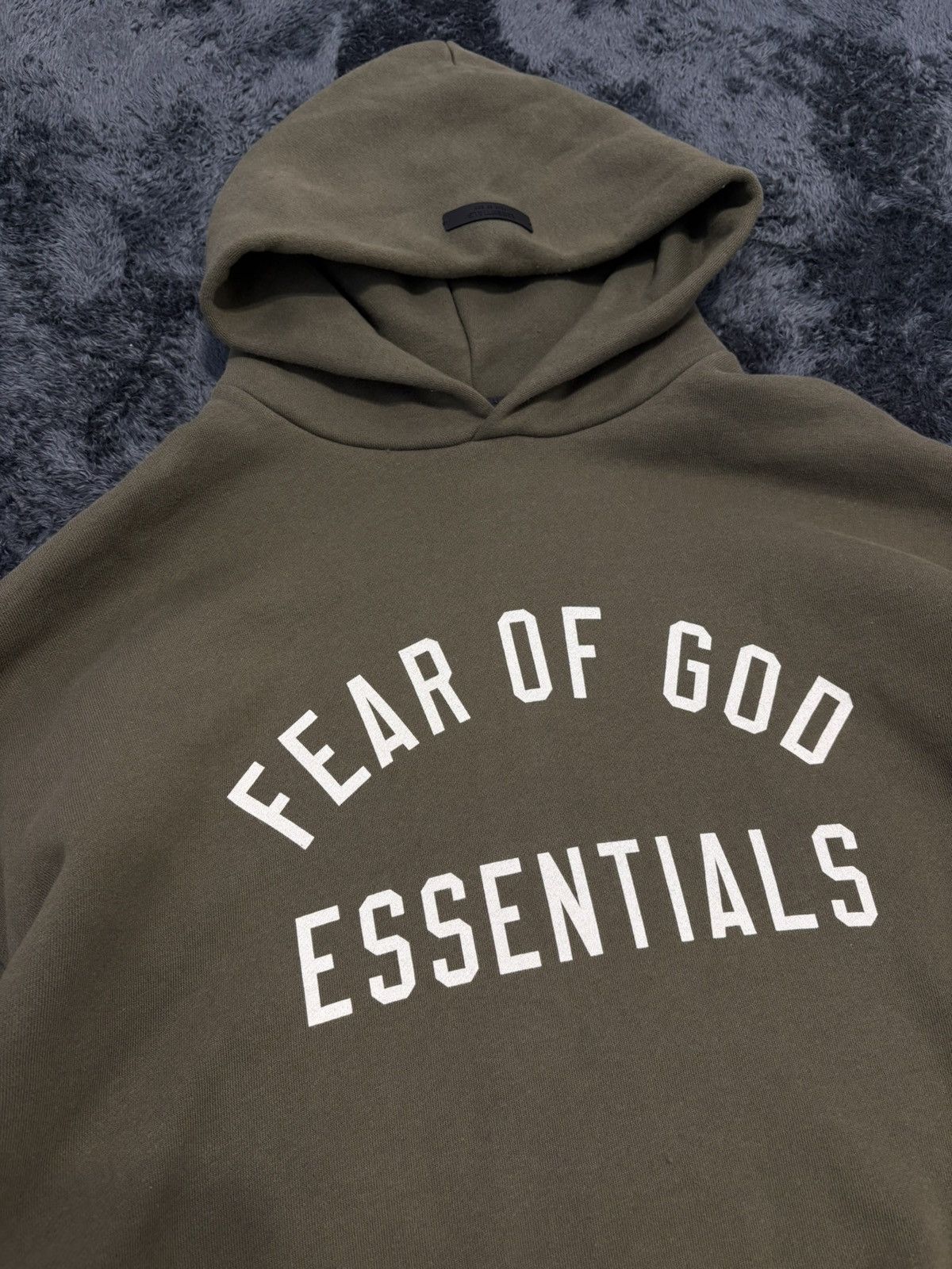 Fear of God Fear Of God Essentials Olive Hoodie Size US M / EU 48-50 / 2 - 4 Thumbnail