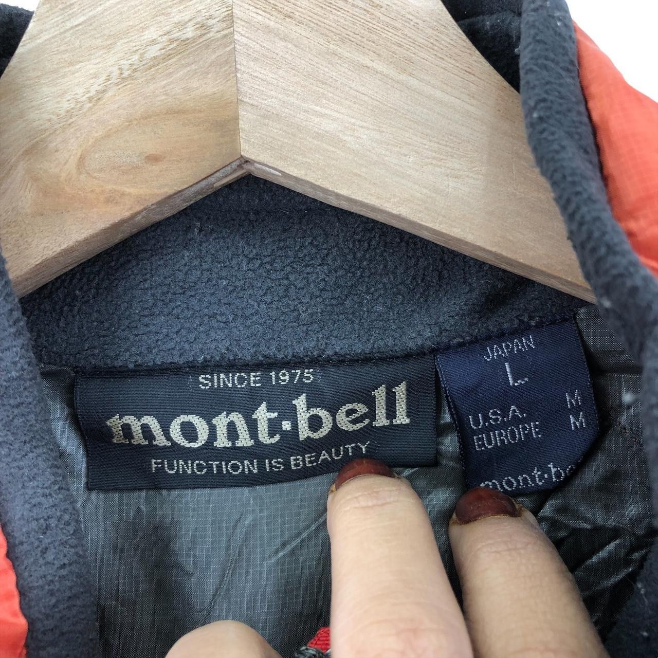 Montbell Vtg 90’ MONTBELL JAPAN OSAKA Orange Quilted Size US L / EU 52-54 / 3 - 4 Thumbnail