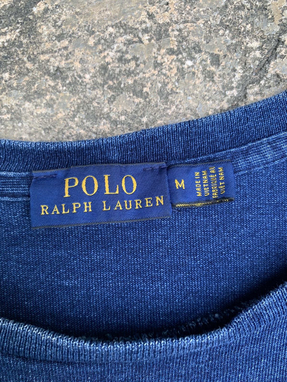 Polo Ralph Lauren Polo Ralph Lauren Sashiko Cut n Sew Jeans Tee Size US M / EU 48-50 / 2 - 4 Thumbnail
