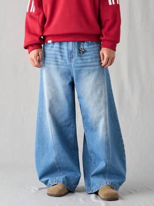 Jean Washed Y2k Denim Jeans Vintage Flared Leg Size US 32 / EU 48 - 4 Thumbnail