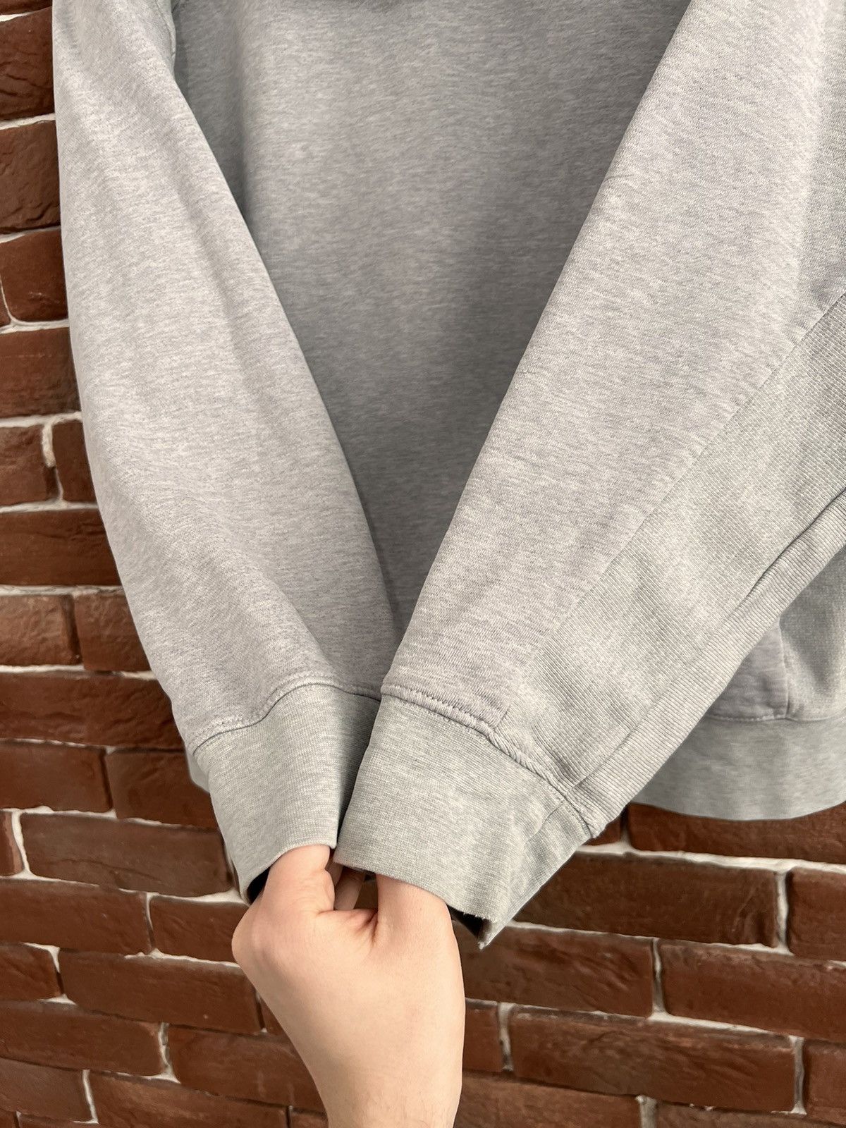 Nike Nike Vintage Y2k 00s Distressed Hoodie Grey Big Logo Hype Size US M / EU 48-50 / 2 - 8 Thumbnail