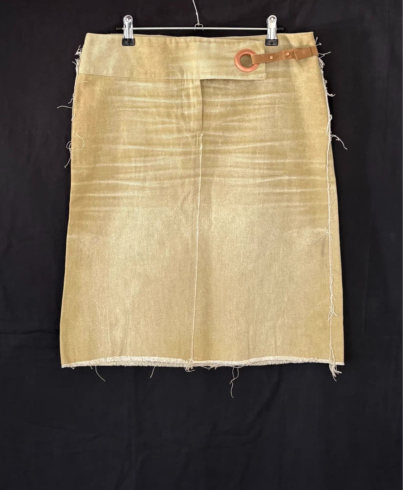 Just Cavalli Just Cavalli Women's Wasteland-Style Denim Midi Skirt Ｑ21 Size 28" / US 6 / IT 42 - 1 Thumbnail