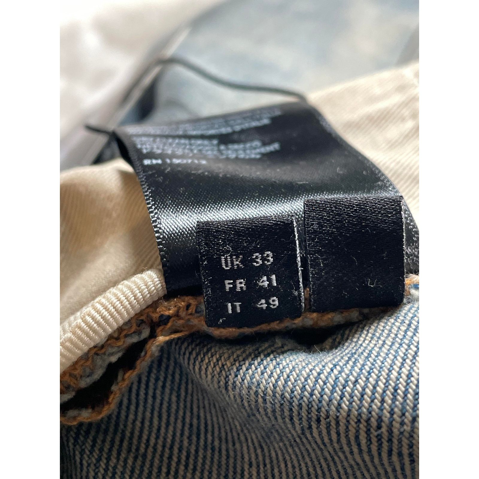Amiri Amiri MX2 Plaid Patch Light Wash Jeans Size US 33 - 4 Thumbnail