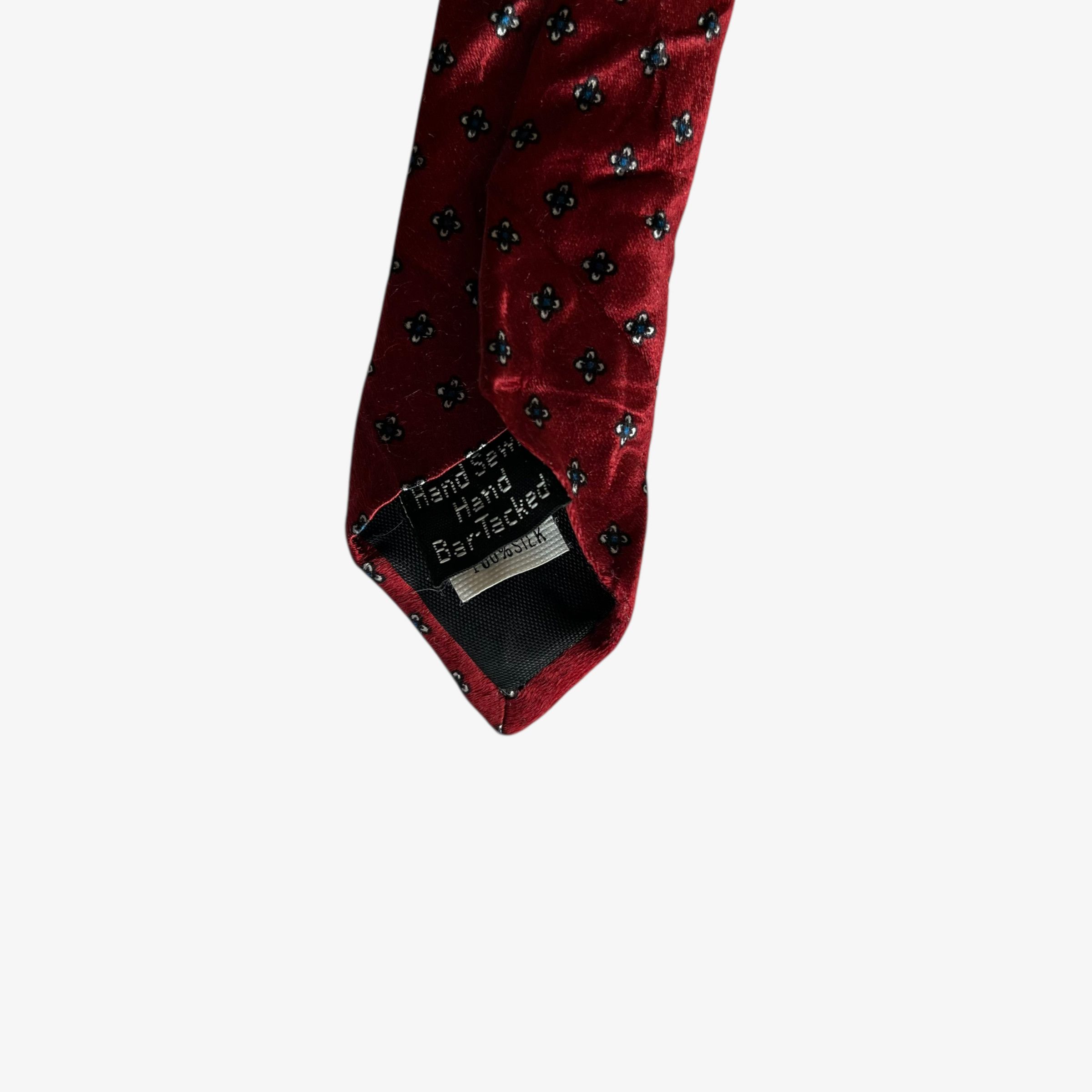 Oscar De La Renta Vintage 80s Oscar De La Renta Abstract Floral Print Silk Tie Size ONE SIZE - 4 Thumbnail