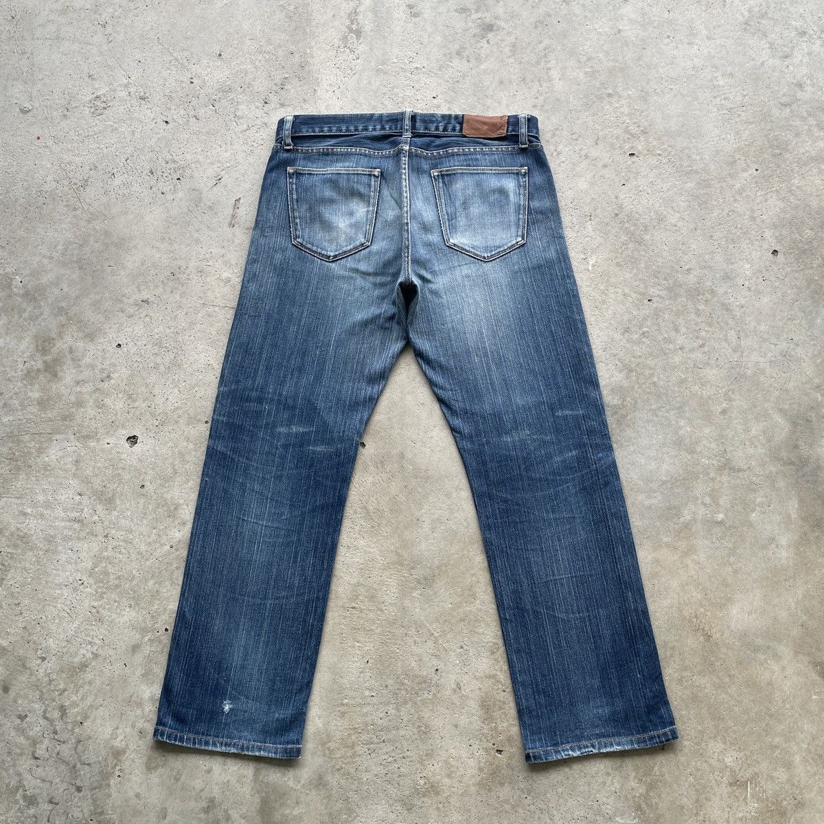 Japanese Brand W34 Vintage Japanese Faded Denim Distressed Jeans Pants Size US 34 / EU 50 - 11 Thumbnail