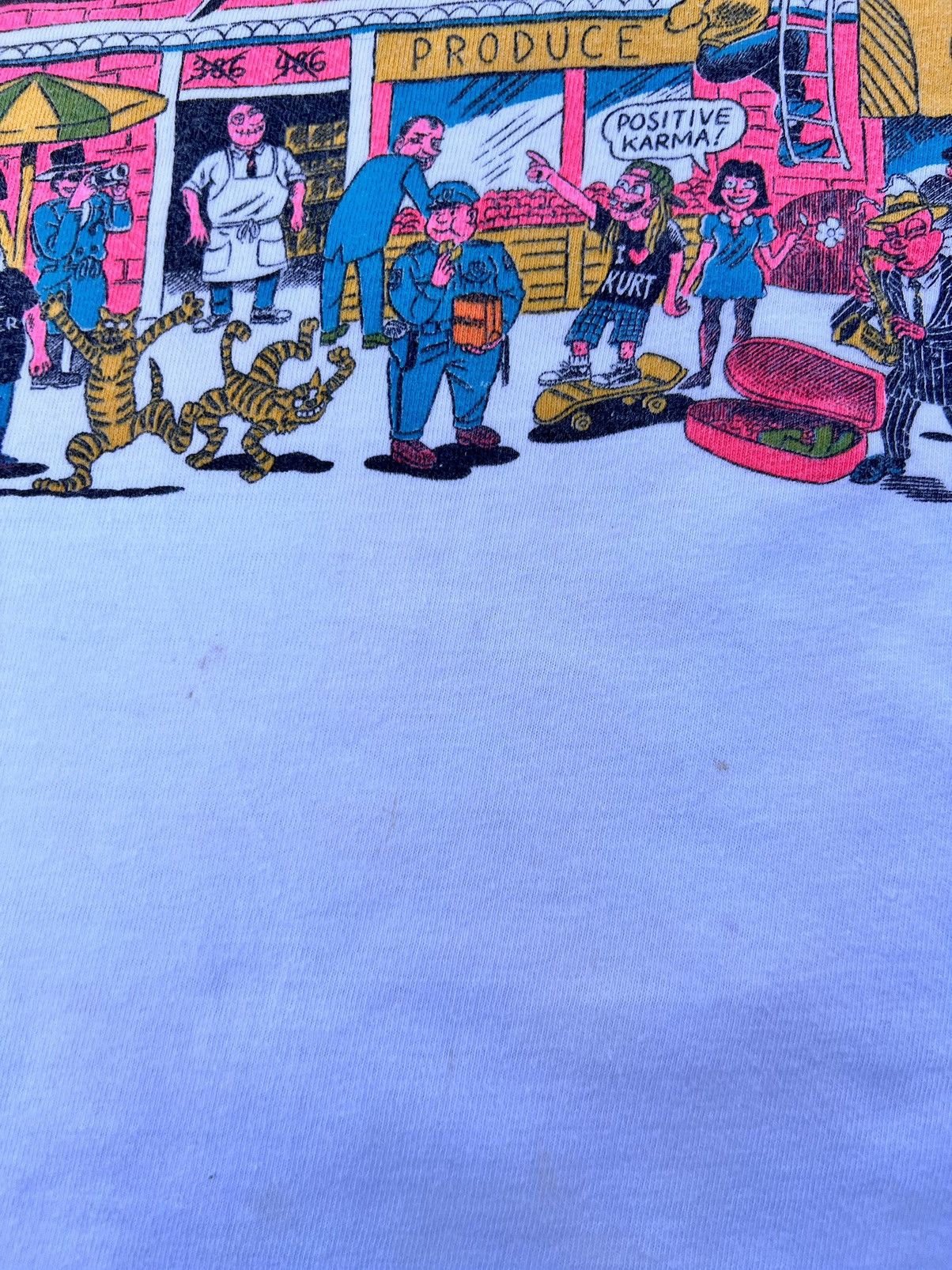 Vintage VTG TNT CITY SCENE GRAPHIC TEE ( STEVE LAFLER) Size US L / EU 52-54 / 3 - 5 Thumbnail