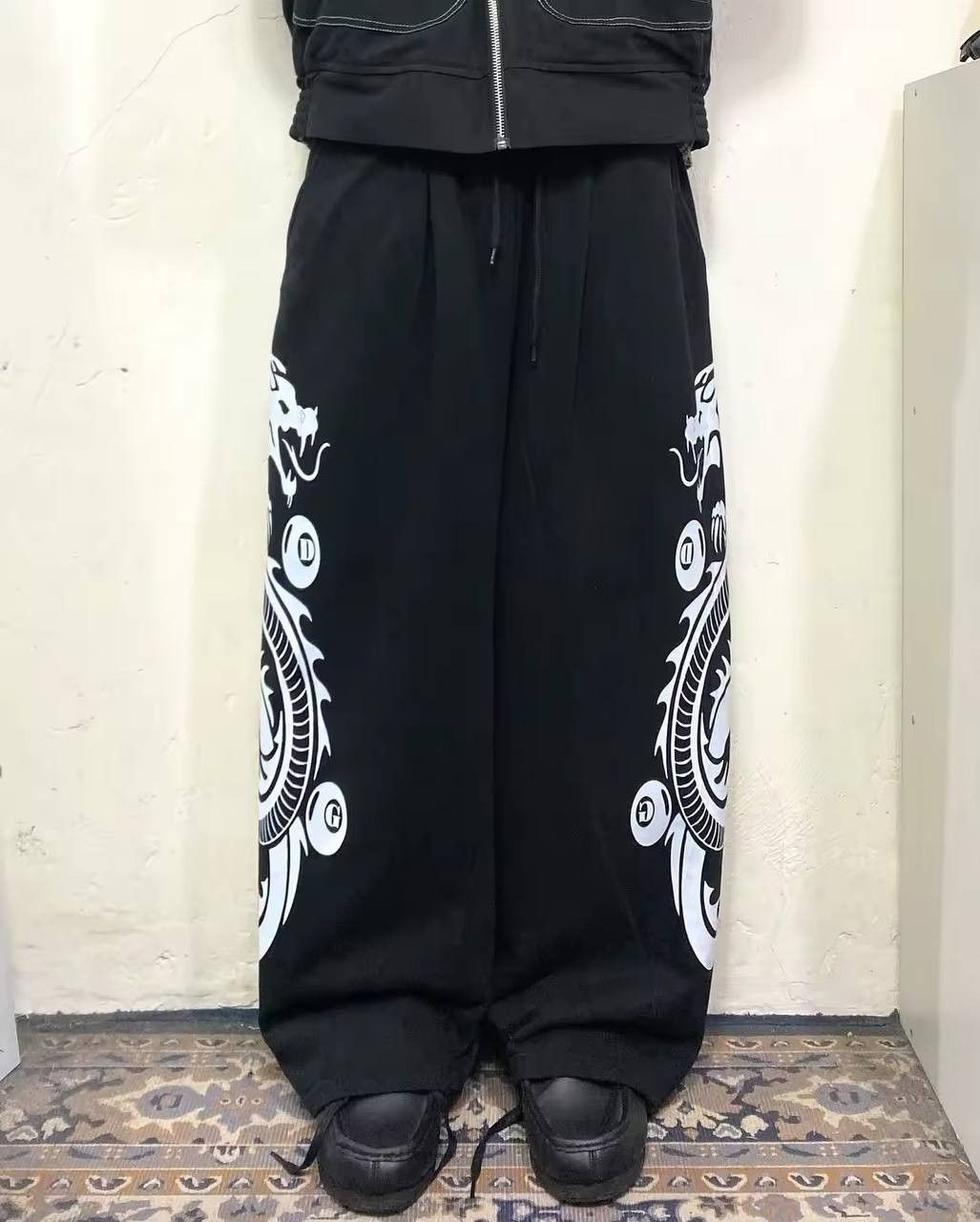 Japanese Brand × Vintage vintage baggy high-waisted pants. Size US 34 / EU 50 - 1 Thumbnail