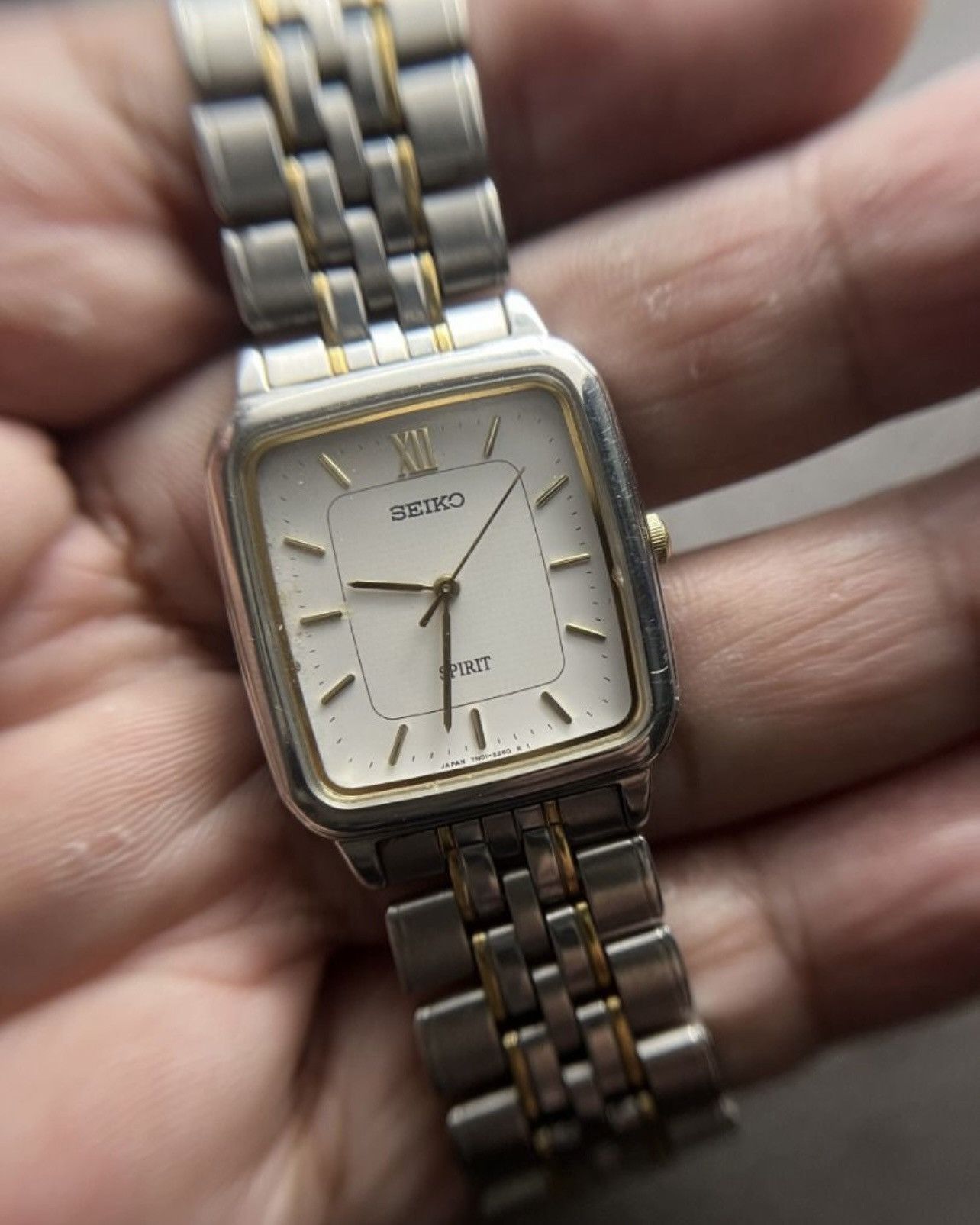 Seiko Vintage 90s Seiko Spirit Two Tone Watch Size ONE SIZE - 1 Thumbnail