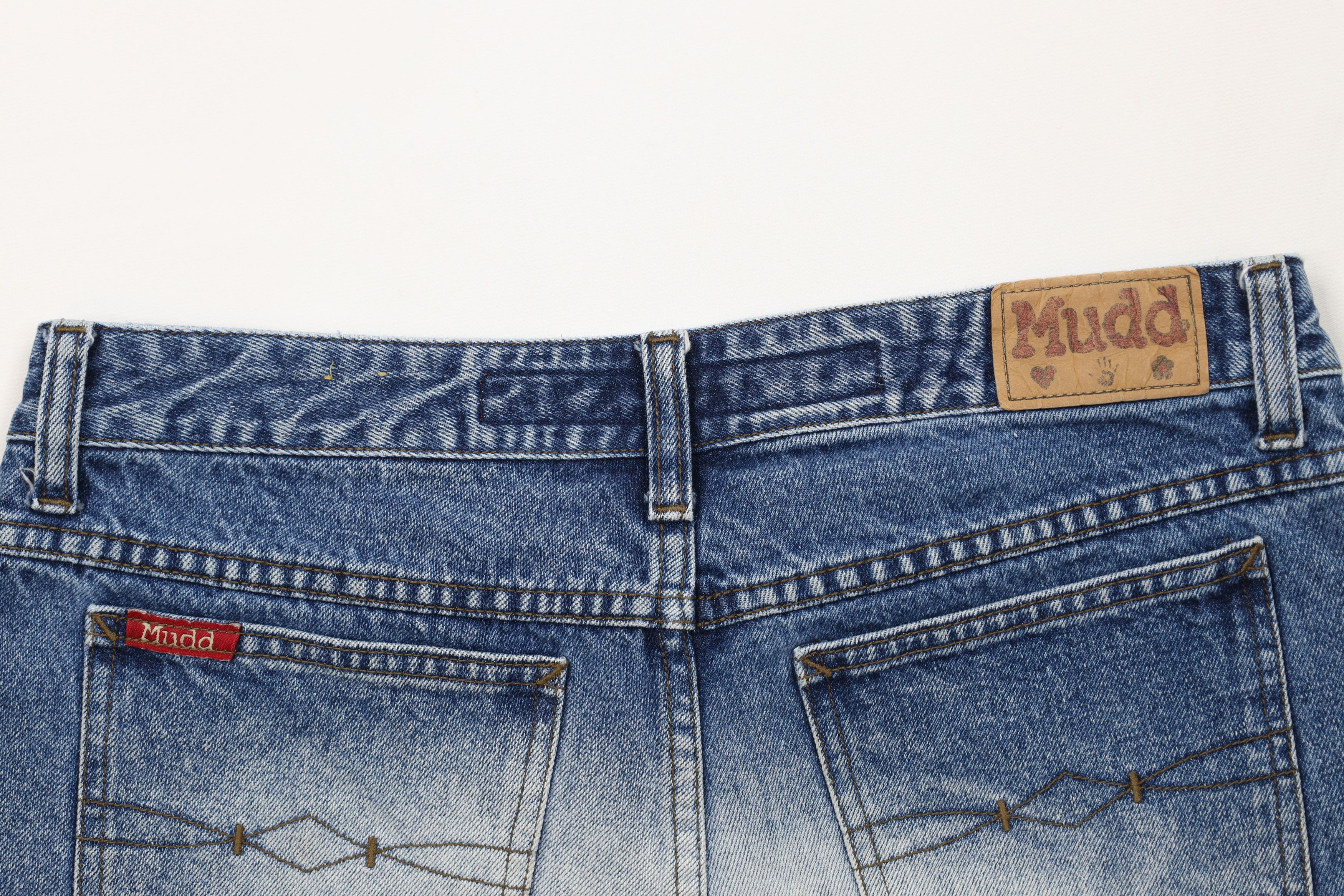 Vintage Vintage 90s Y2K Mudd Babydoll Denim Jean Shorts Jorts Blue Size 32" / US 10 / IT 46 - 10 Thumbnail