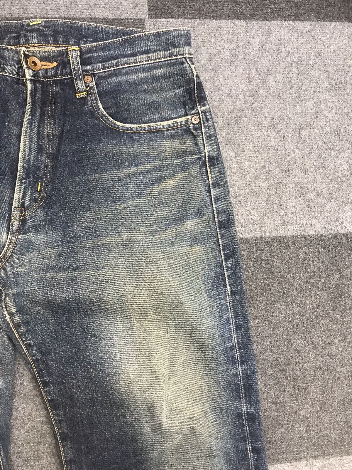 Edwin 💥WIDE RUSTY💥Edwin 505x Selvedge Rusty Jeans Size US 31 - 2 Thumbnail