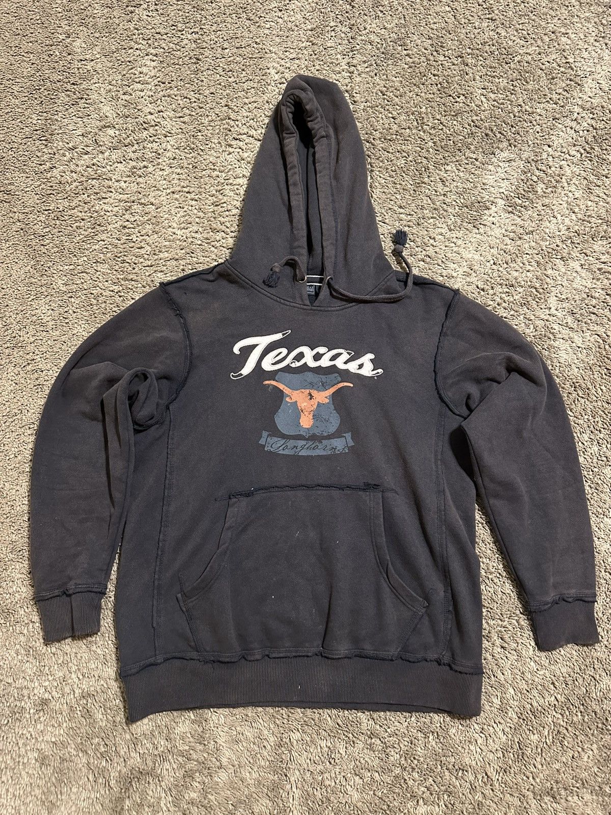 Vintage NCAA Texas Longhorns hoodie 90s size Large