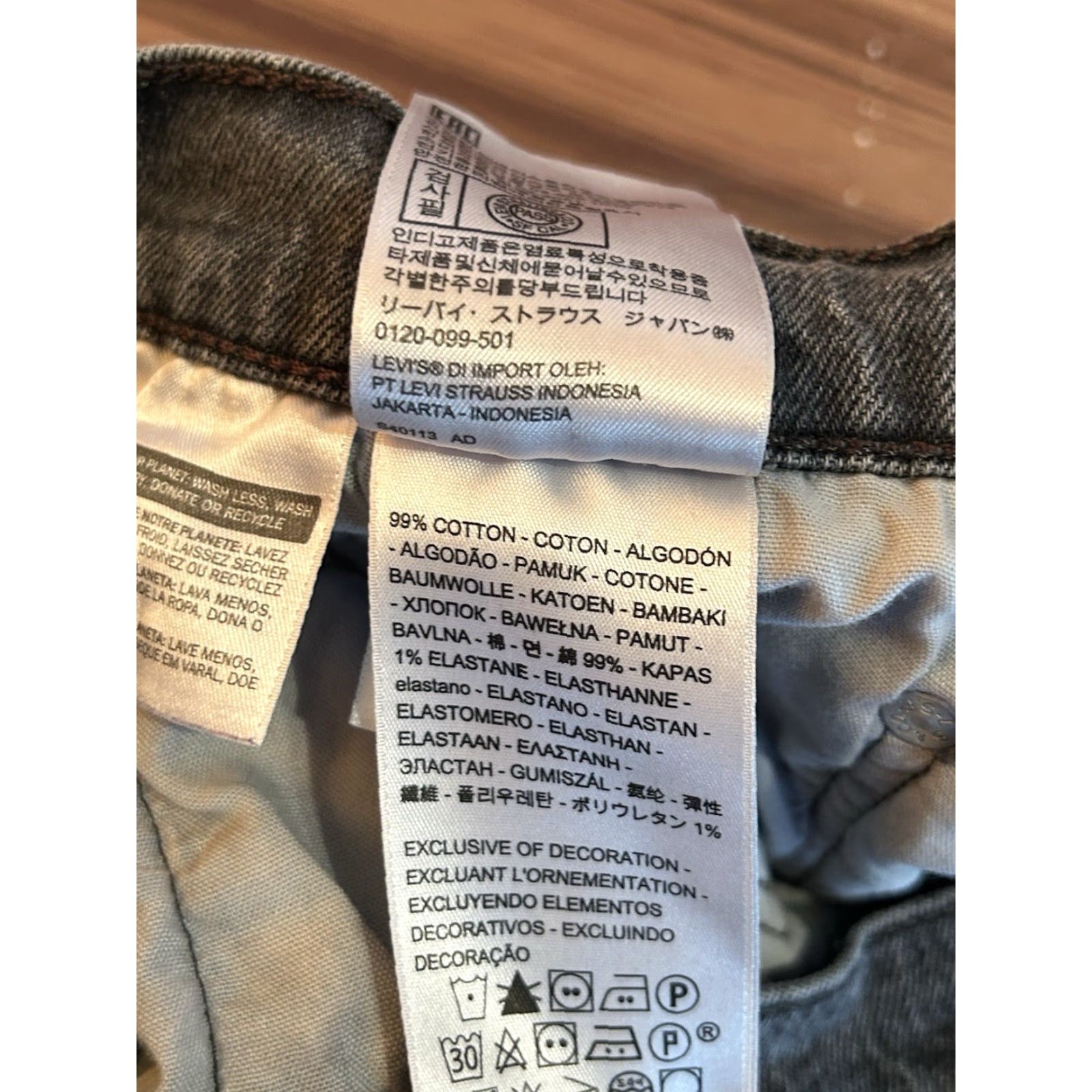 Levi's VINTAGE Levi's 501 Jeans Womens Gray Button Fly Denim Size 31x28 Size 24" / US 00 / IT 34 - 5 Thumbnail