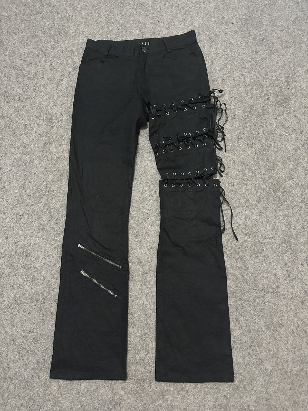 Japanese Brand Black peace now bondage pants | Grailed