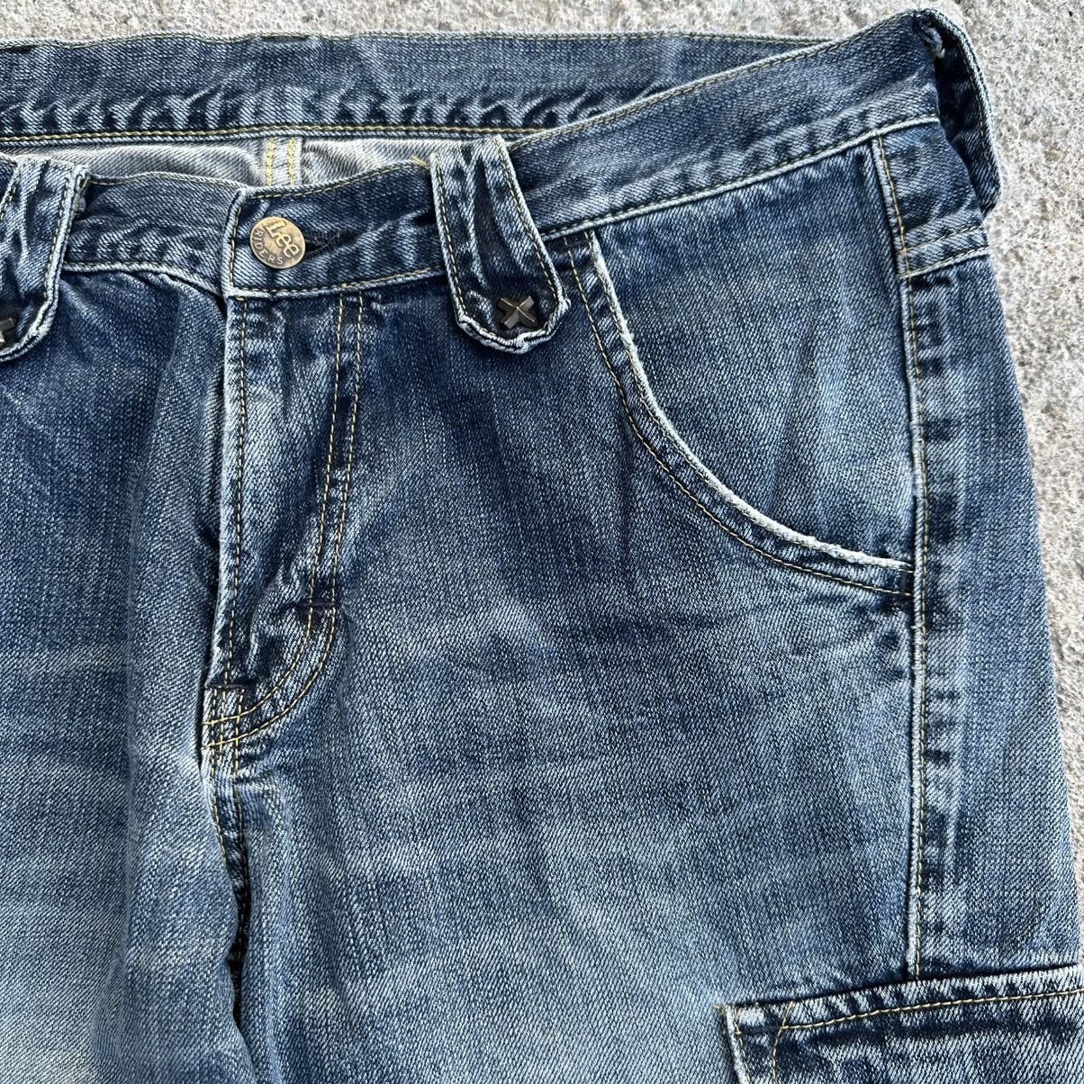 Japanese Brand Vintage Flare Lee Riders Twisted Leg Distressed Jeans W32 Size US 32 / EU 48 - 6 Thumbnail