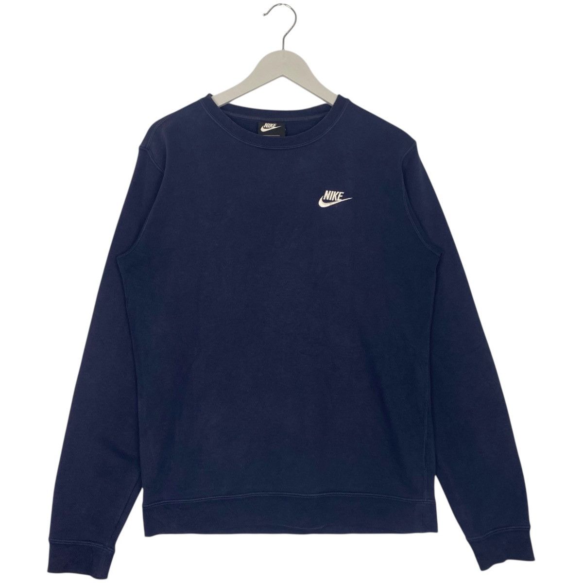 Vintage Vintage Nike Sweatshirt Small Logo Embroidery NavyBlue Size US S / EU 44-46 / 1 - 1 Thumbnail
