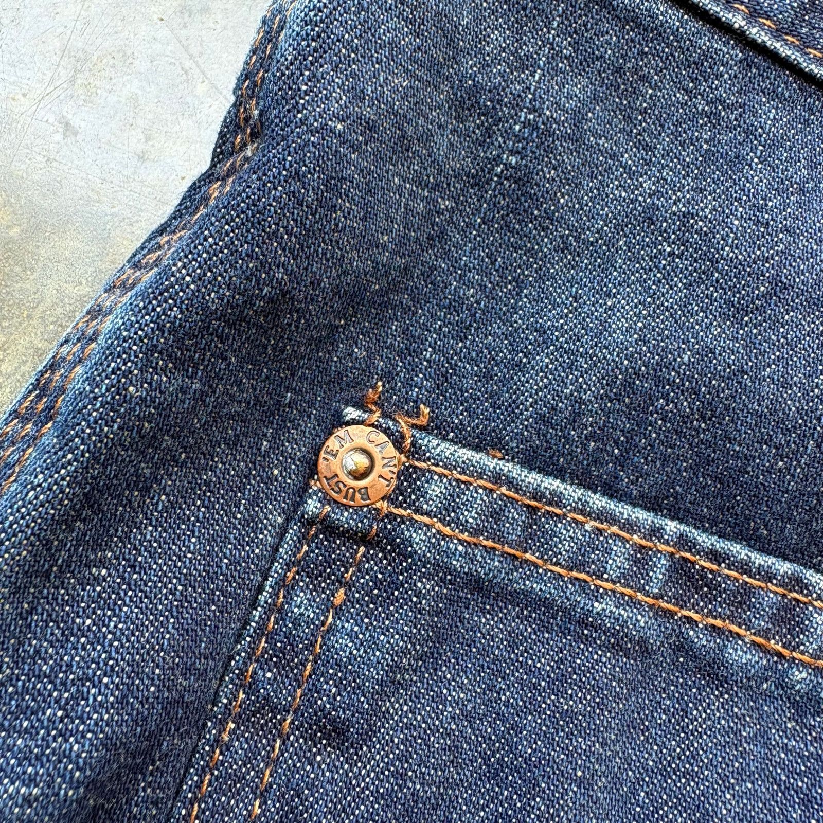 Lee Crazy Vintage Buddy Lee Cant Bust Em Cinch Back Jeans Size US 38 / EU 54 - 5 Thumbnail