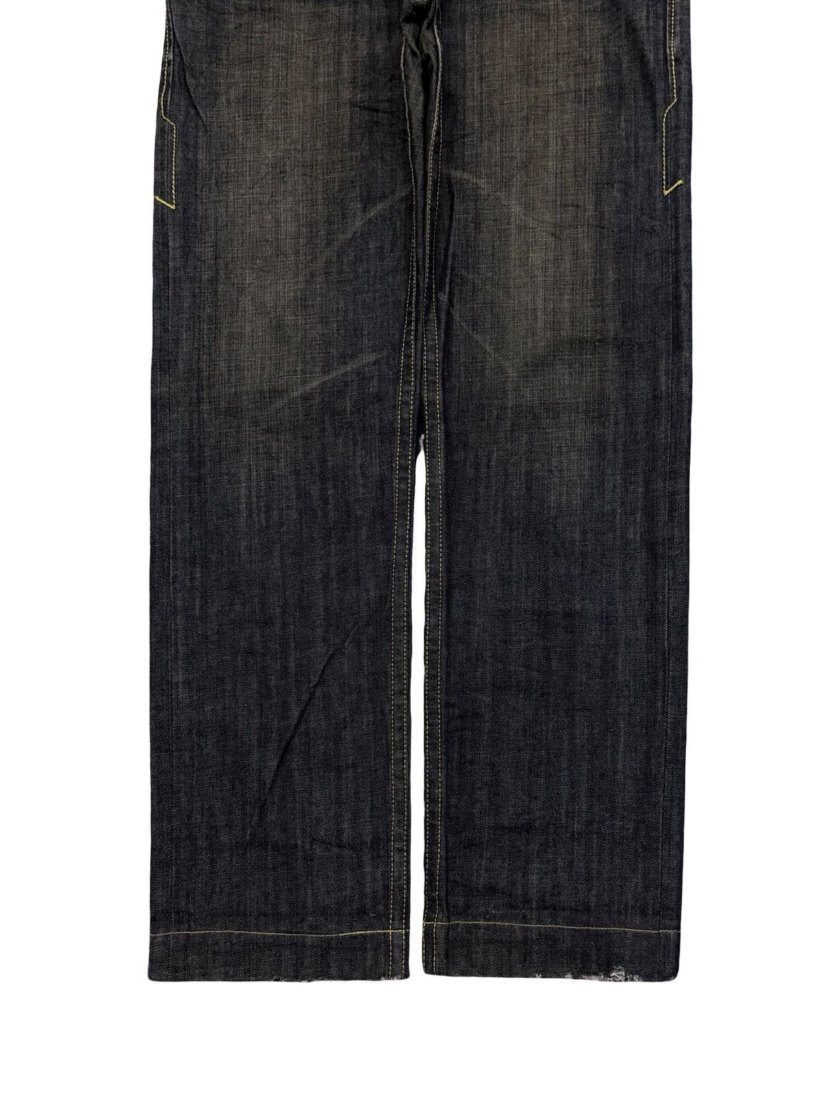 Levi's Vintage 00s Levi’s Black 521-00 Japanese Denim Jeans | W32 Size US 32 / EU 48 - 6 Thumbnail