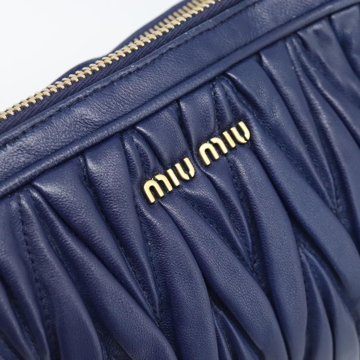 Miu Miu Borsa a tracolla Miu Miu Matelassé in pelle blu e oro, Size ONE SIZE - 15 Thumbnail