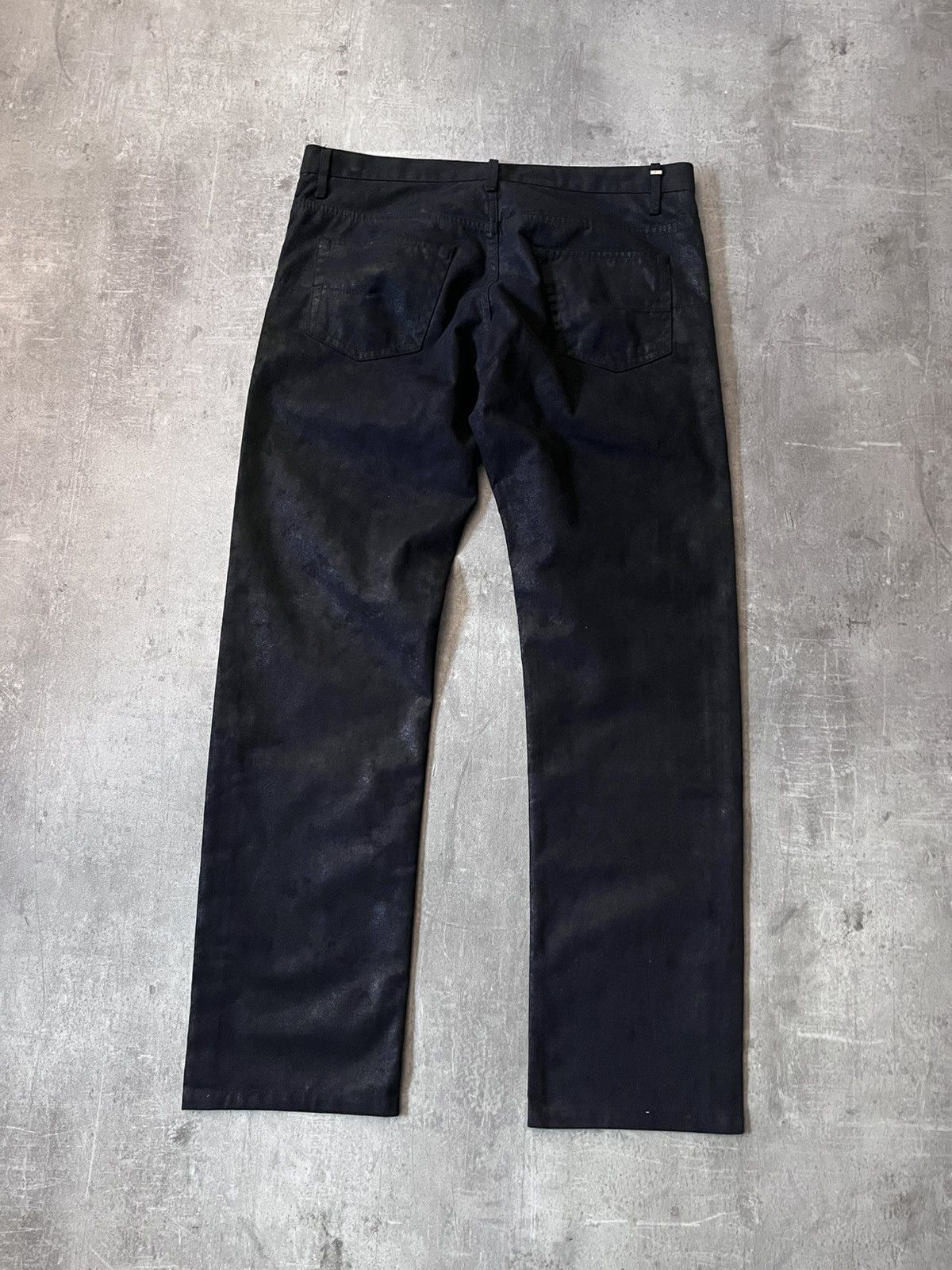 Dior Dior Homme A/W 08 by KVA Glitter pantas black moleskin Size US 33 - 6 Thumbnail