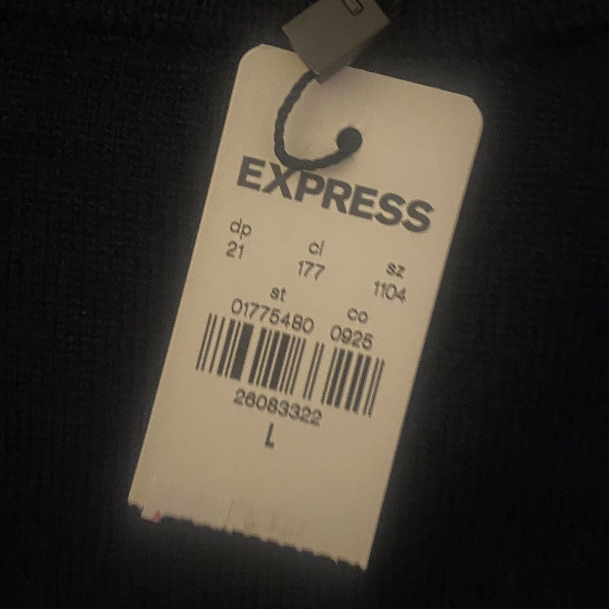 Express Express NWT Navy Blue Knit Pullover Sweater Men’s Size L Size US L / EU 52-54 / 3 - 5 Thumbnail