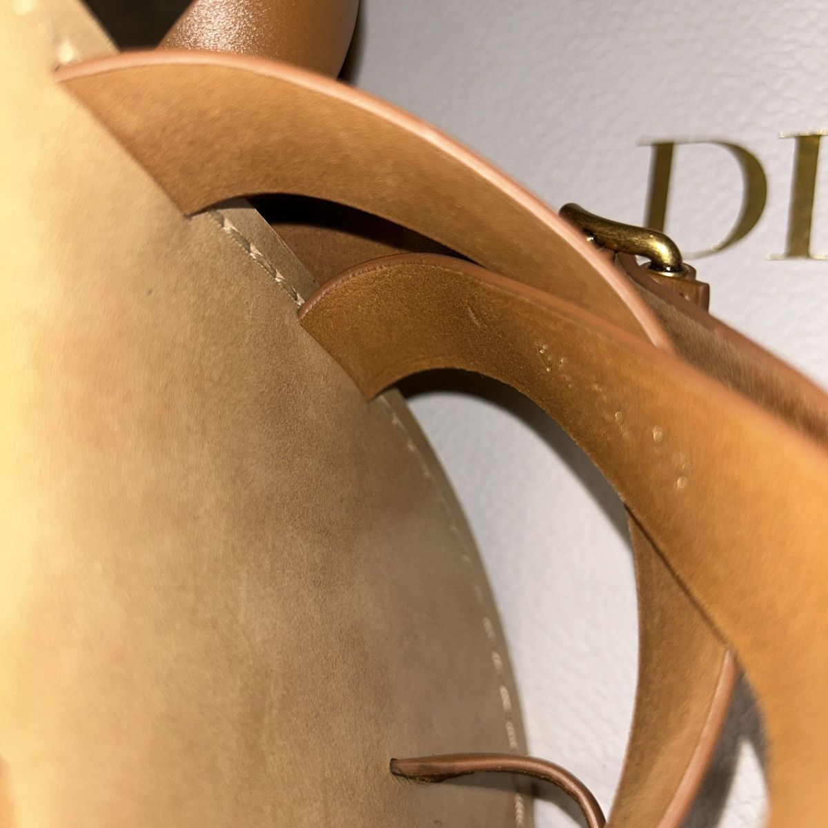Dior Dior DIORIVIERA DIOR Sun TOE-Ring Sandal Camel Calfskin Size US 9 / IT 39 - 8 Thumbnail