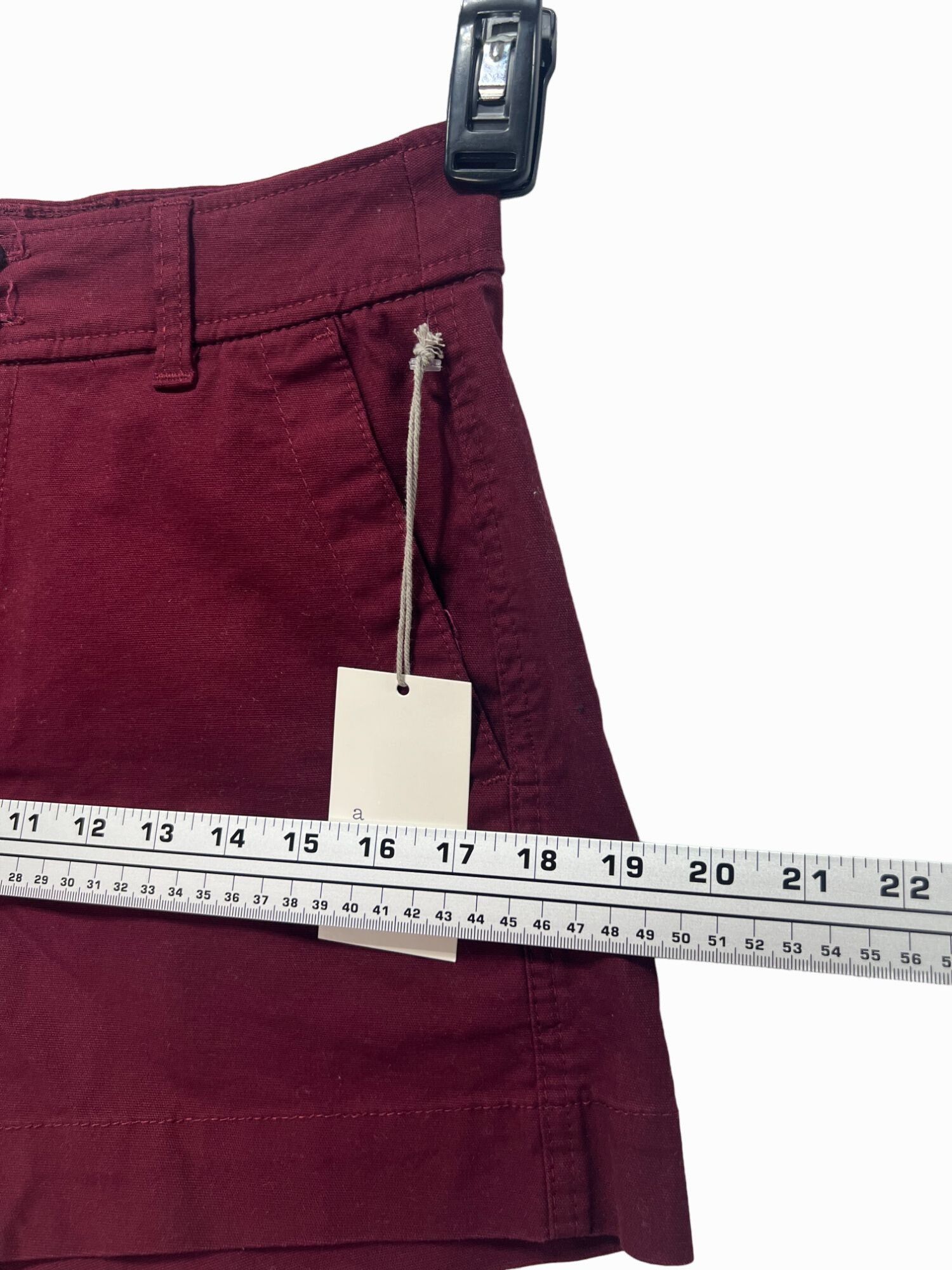 Other A New Day - Women's High-Rise Everyday Shorts - Burgundy - 2 Size 26" / US 2 / IT 38 - 6 Thumbnail