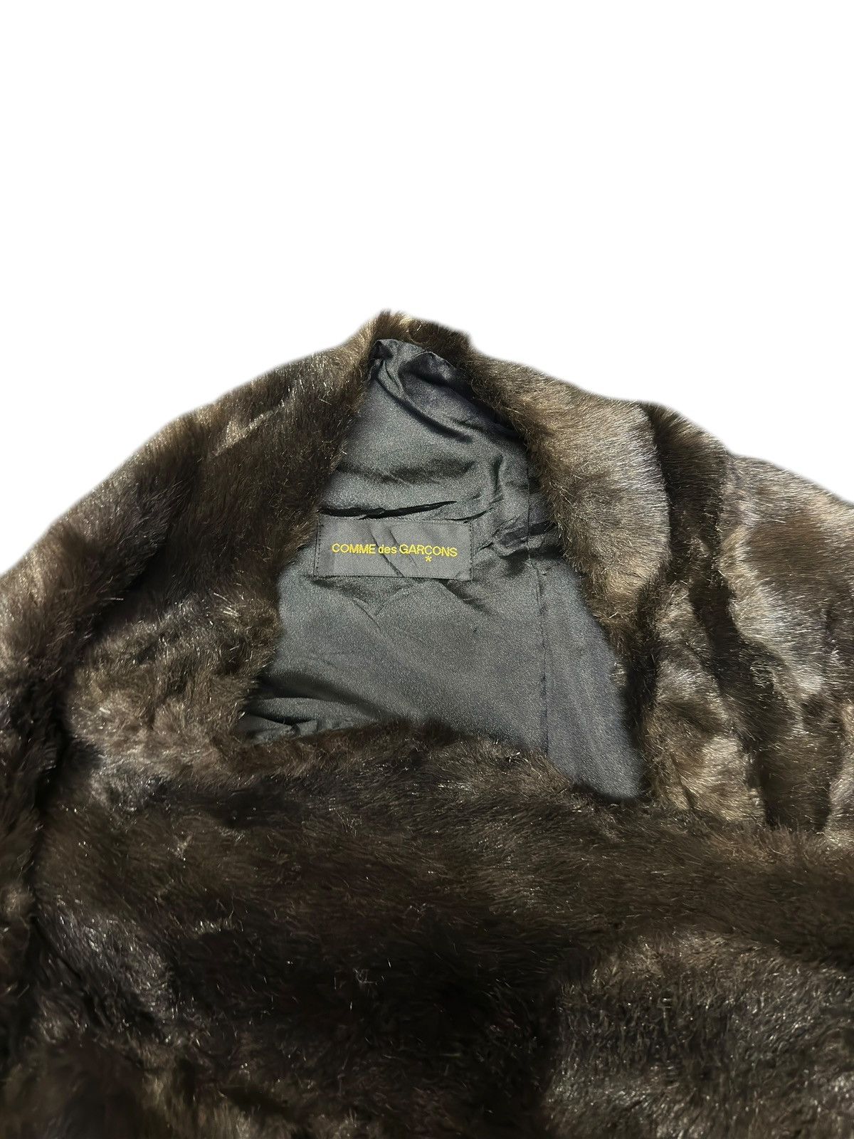 Comme des Garcons AD2004 COMME des GARCONS Faux Fur Asymmetry Jacket Size US L / EU 52-54 / 3 - 2 Thumbnail