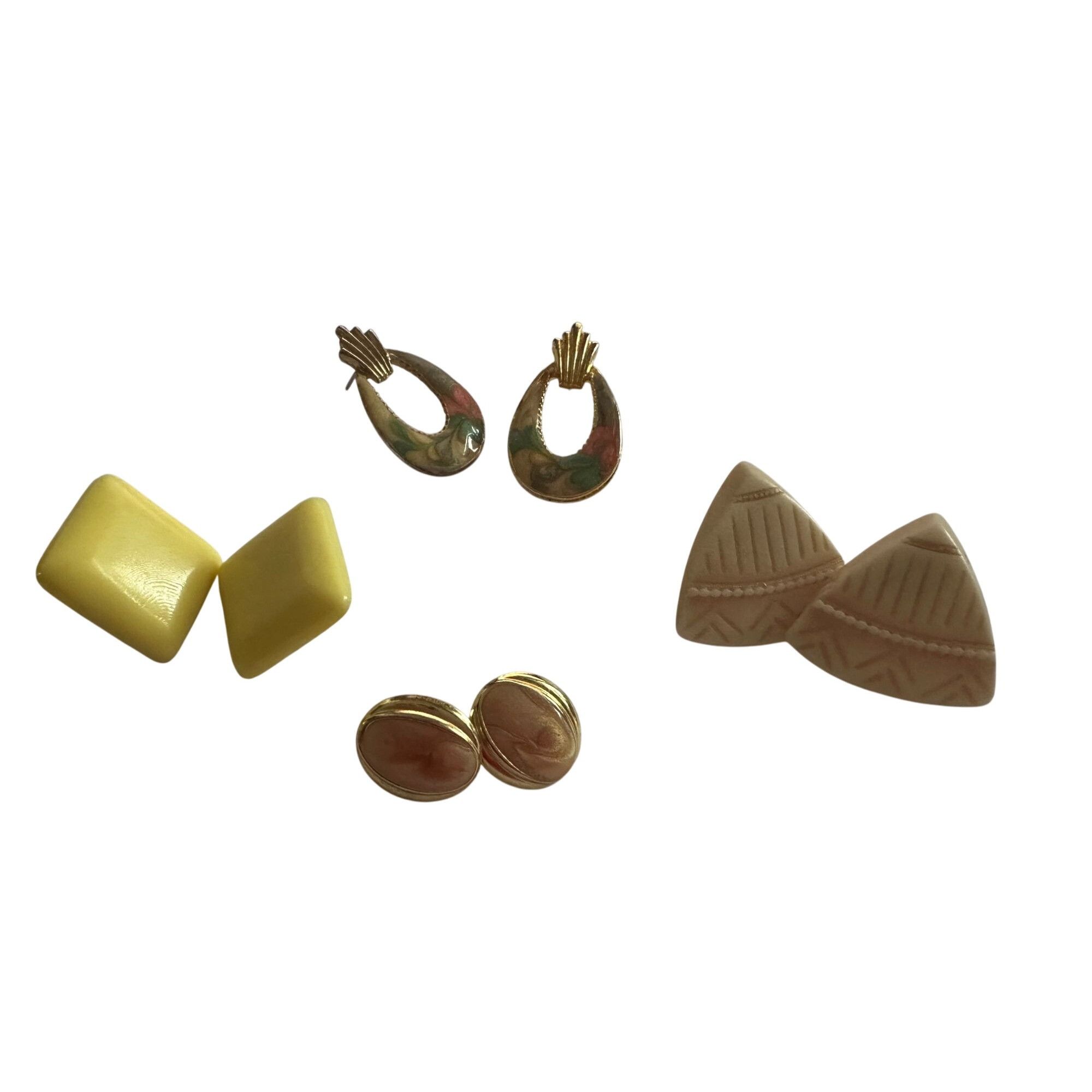 Other Four Beautiful Pairs of Women's Vintage Earrings Size ONE SIZE - 2 Thumbnail