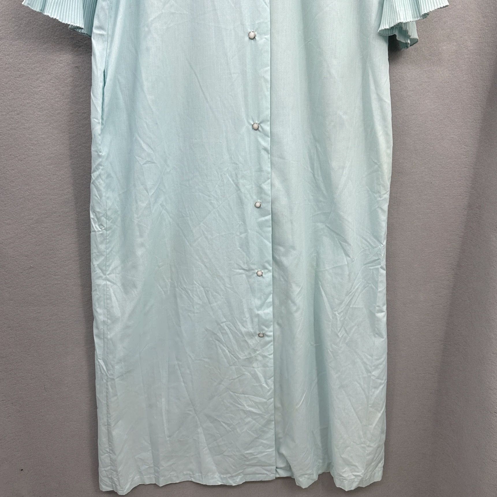 Vintage VINTAGE Smart Time Dress Womens 12 Blue 1970s Cottagecore Arts & Crafts Men/Women? Size L / US 10 / IT 46 - 4 Thumbnail