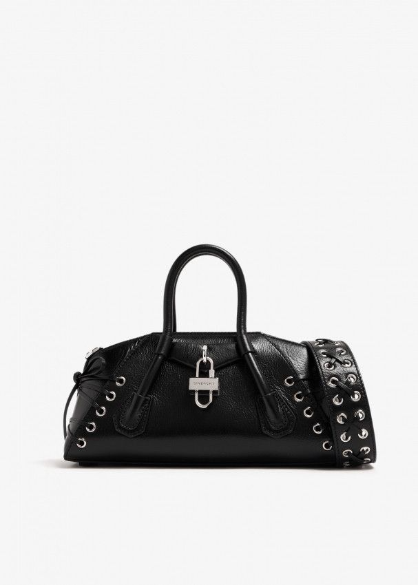 Givenchy o1srvl11e0924 Size: OS / Mini Antigona Stretch Bag in Black Size ONE SIZE - 1 Thumbnail