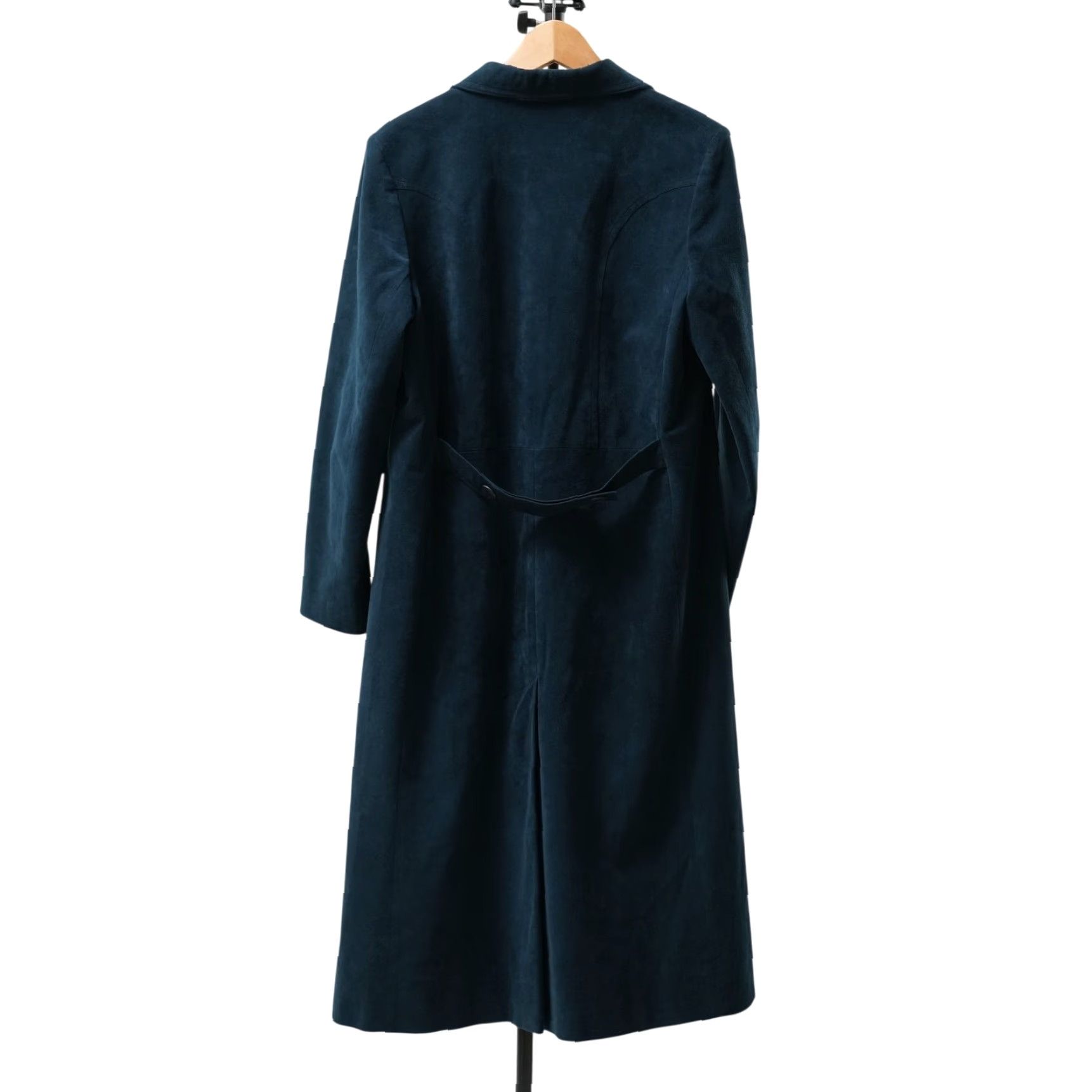 Vintage VINTAGE Gino Rossi Trench Coat Coat Long Belted Black Women L Large USA Made 80s 70s Size L / US 10 / IT 46 - 2 Thumbnail