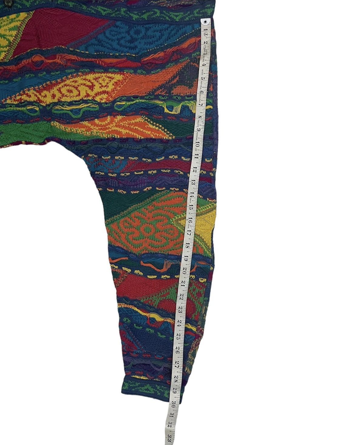 Coogi RARE Vintage 90s Coogi spongebob Multicolour cardigan Size US M / EU 48-50 / 2 - 12 Thumbnail