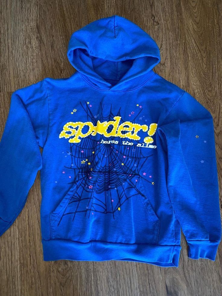 Blue Sp5der Hoodie