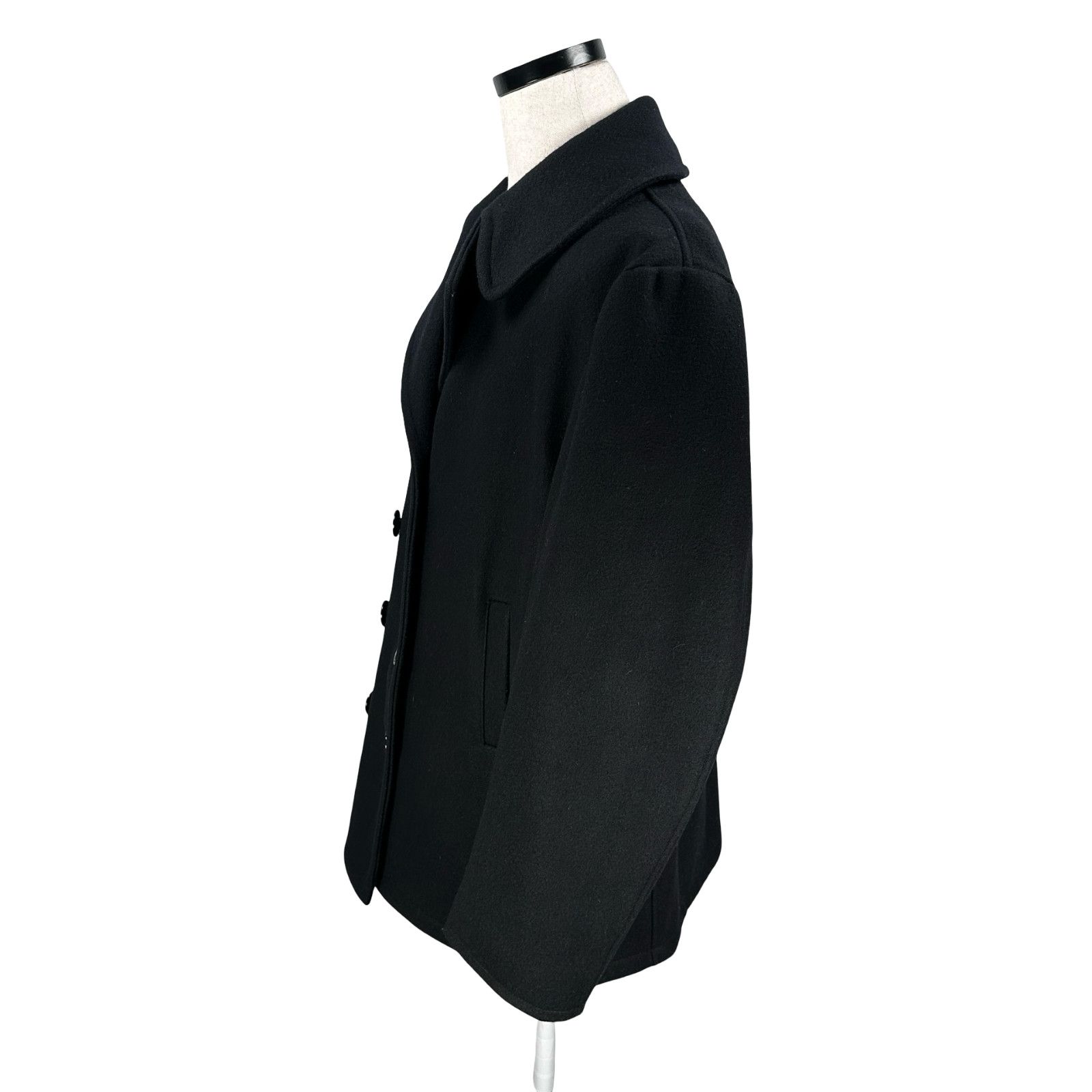 Sterlingwear Sterlingwear Peacoat Men’s 44R Navy Blue Wool Quilted Lined Size US L / EU 52-54 / 3 - 2 Thumbnail