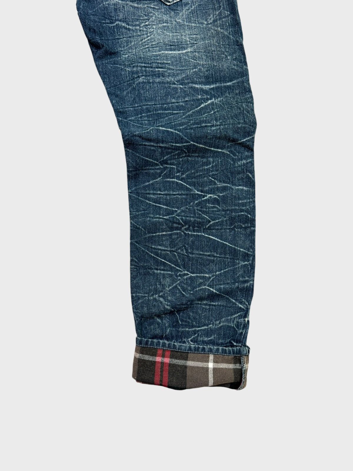 Hysteric Glamour × Japanese Brand JACK SERIKA POEM TARTAN PLAID CLAW MARK DENIM Size US 30 / EU 46 - 14 Thumbnail