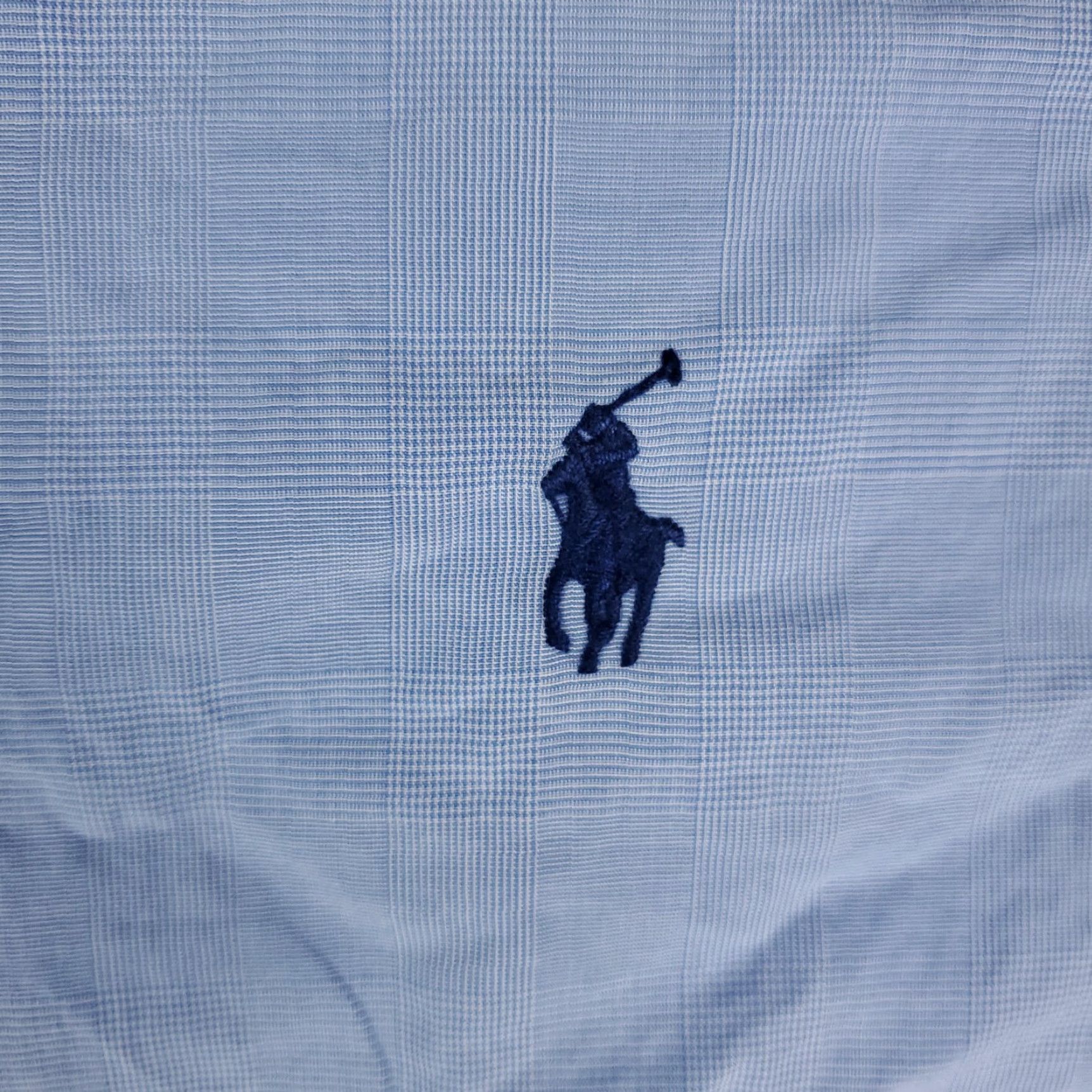 Ralph Lauren Ralph Lauren Shirt Mens Size 18 Blue Pony Dress Shirt Button Up Long Sleeve Size 48R - 3 Thumbnail