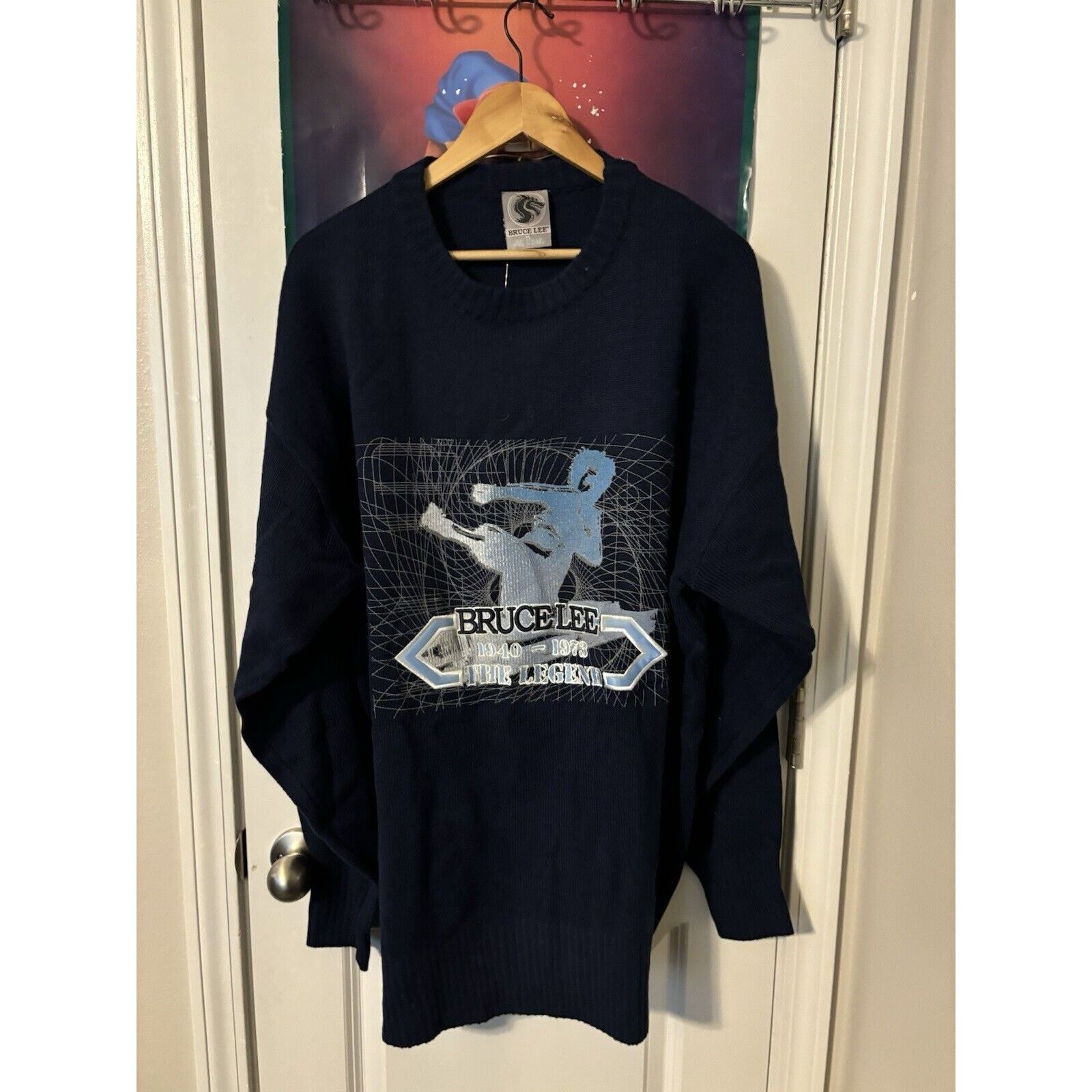 Other vintage sweater bruce lee crewneck NWT navy blue 1973 Sz XL Size US XL / EU 56 / 4 - 1 Thumbnail
