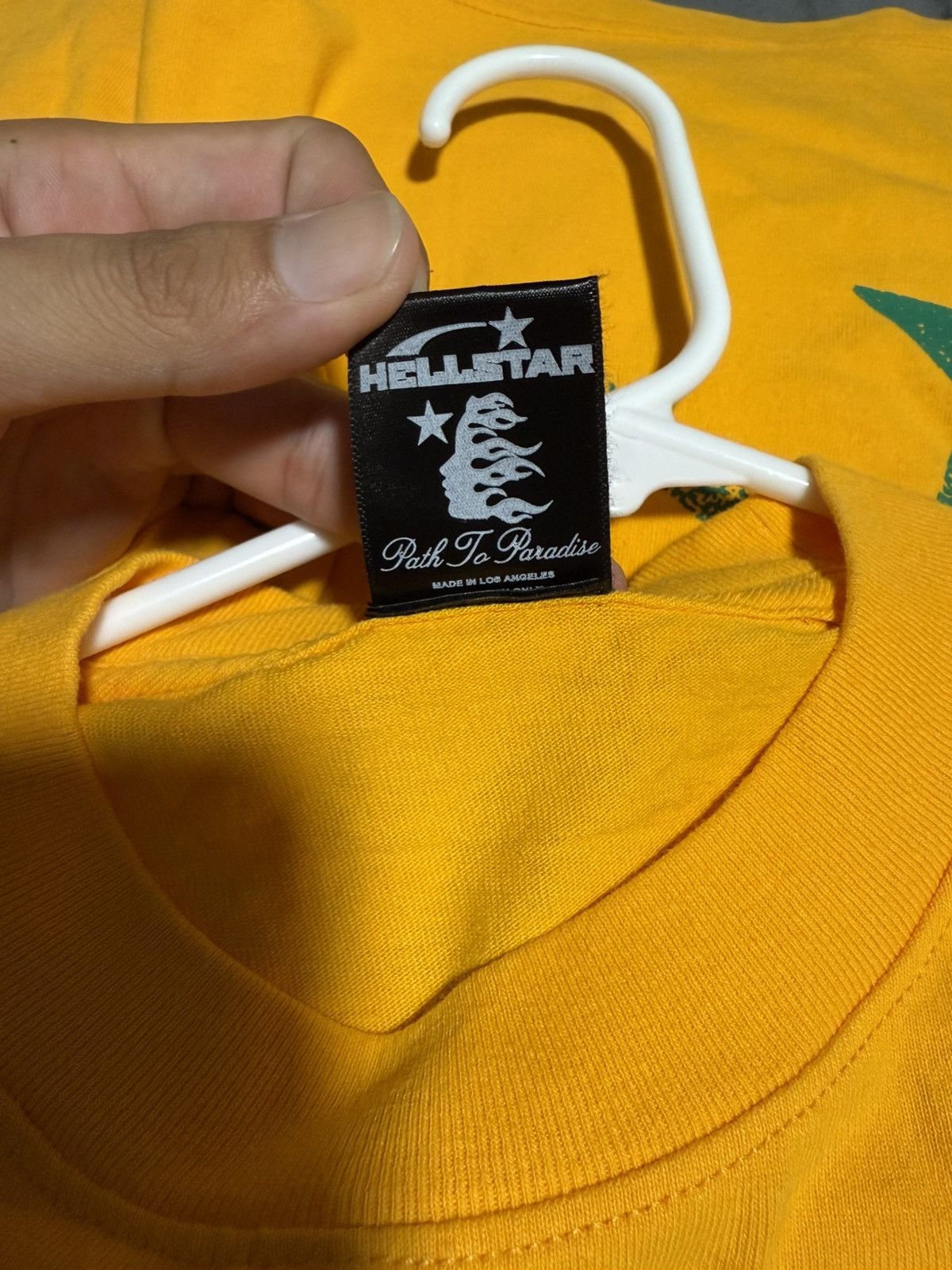 HELLSTAR Hellstar Jesus “Path To Paradise” T Shirt Yellow Size US S / EU 44-46 / 1 - 4 Thumbnail