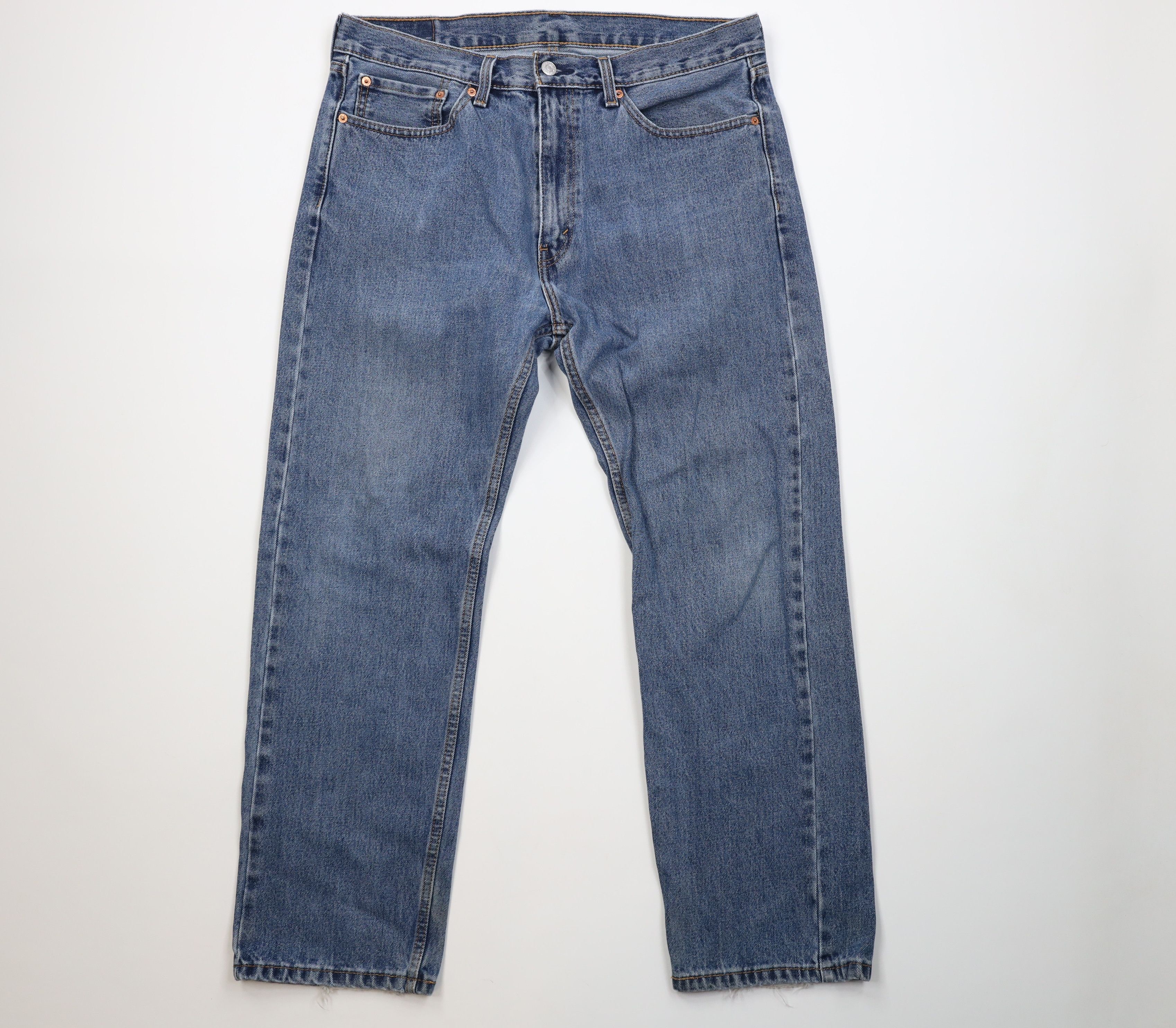 Levi's Vintage Y2K Levis 505 Regular Straight Leg Denim Jeans Size US 36 / EU 52 - 1 Thumbnail