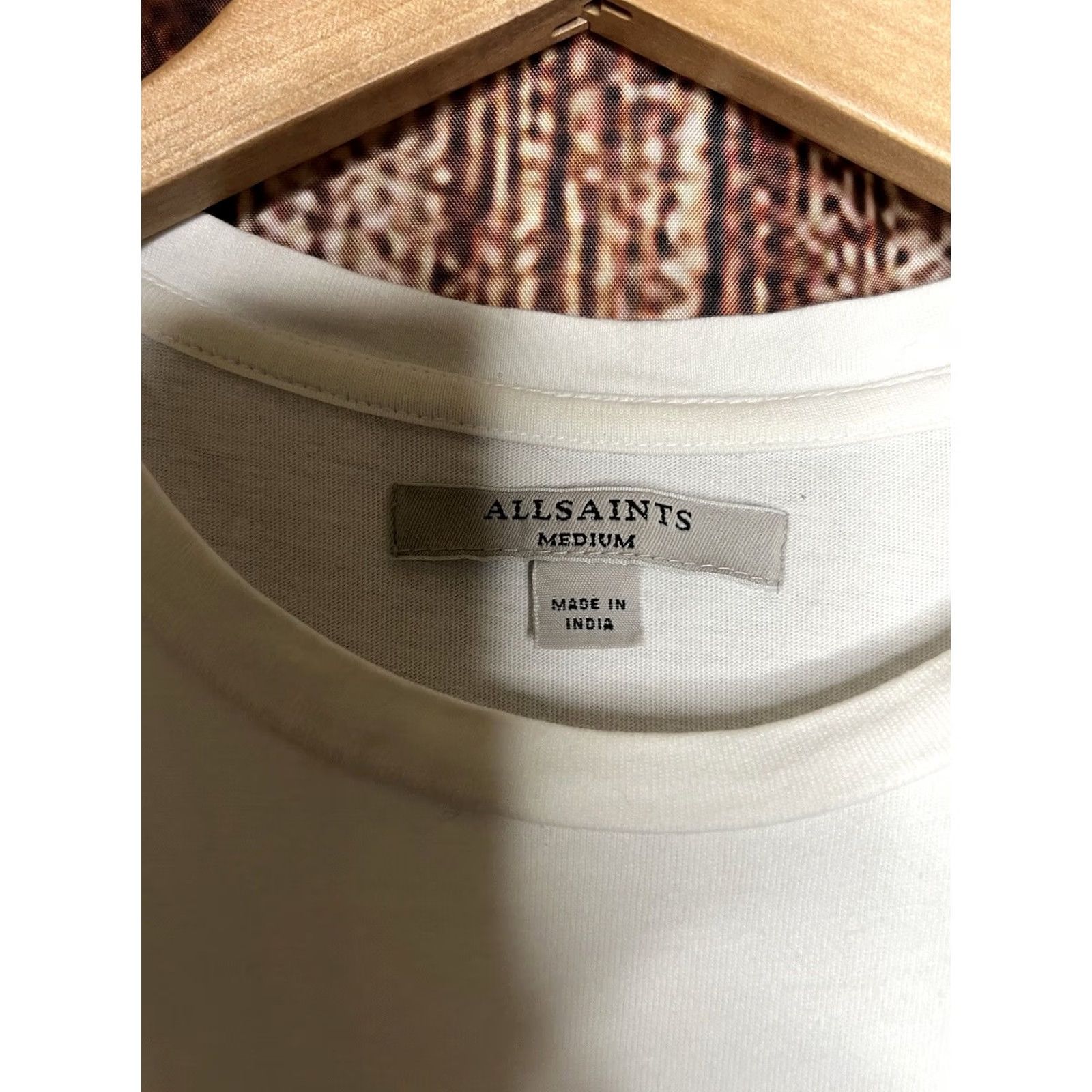 Allsaints All Saints Womens White Ruffled Sleeve Long Shirt Size Medium Size M / US 6-8 / IT 42-44 - 3 Thumbnail