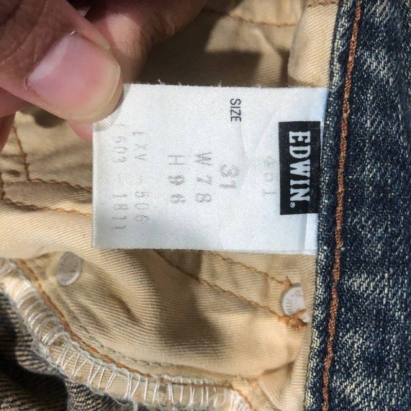 Edwin × Vintage Vintage Edwin XU-S Distressed Denim jean Size US 31 - 13 Thumbnail