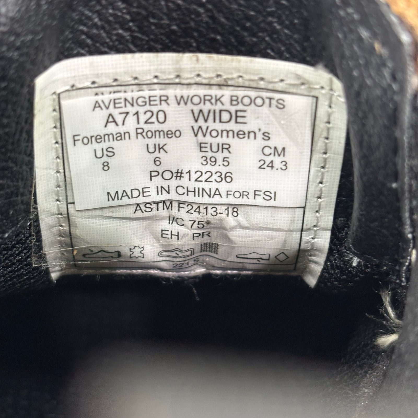 Other Avenger Womens Sz 8 Work Chelsea Boots Foreman Romeo Pull On Size US 8 / IT 38 - 2 Thumbnail