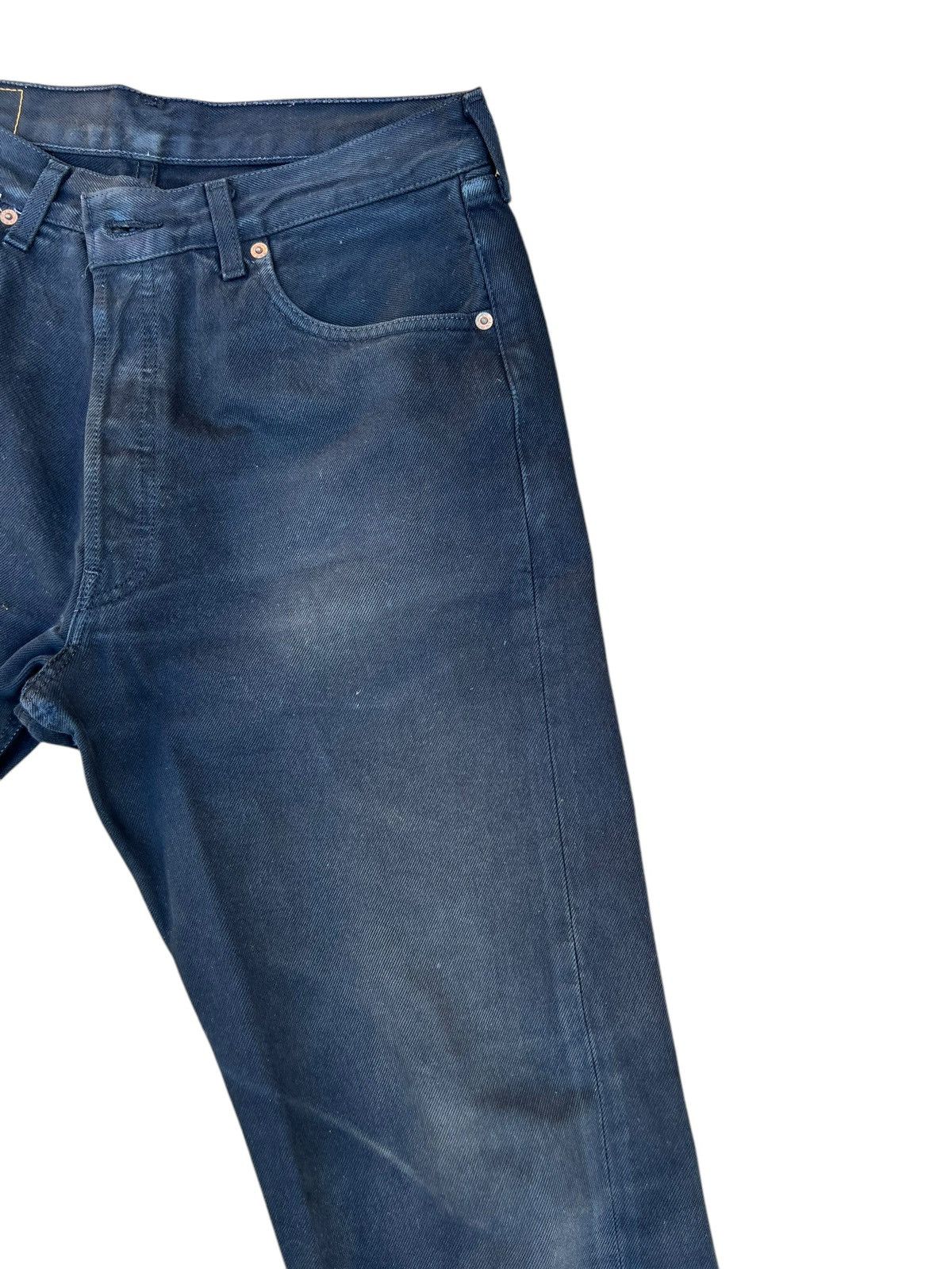 Levi's Vintage 2002 Levi’s 501 Sun Faded Black Denim Jeans Regular Size US 32 / EU 48 - 8 Thumbnail