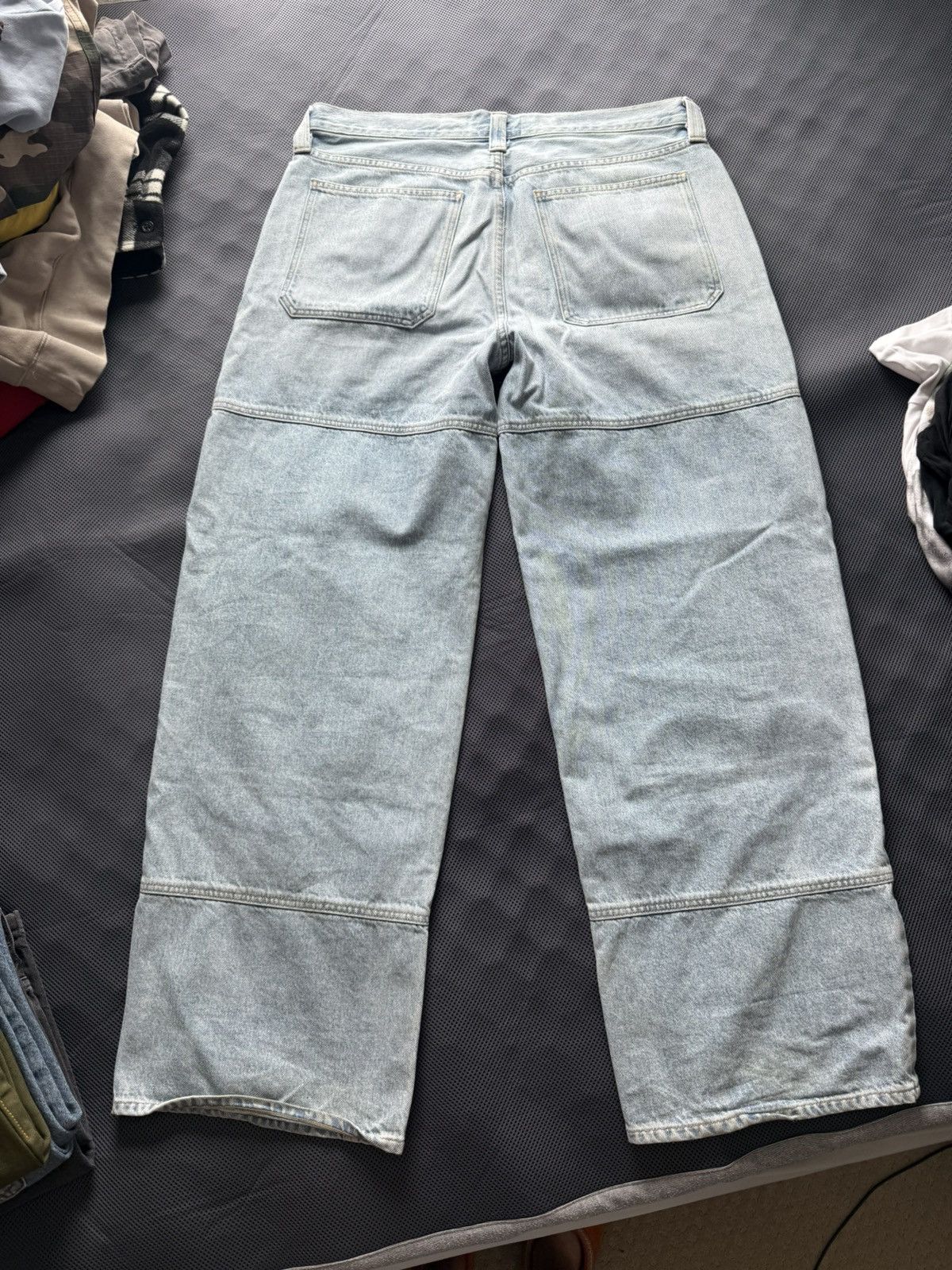 Agolde Agolde Washed Baggy Cargo Denim Size US 33 - 2 Thumbnail