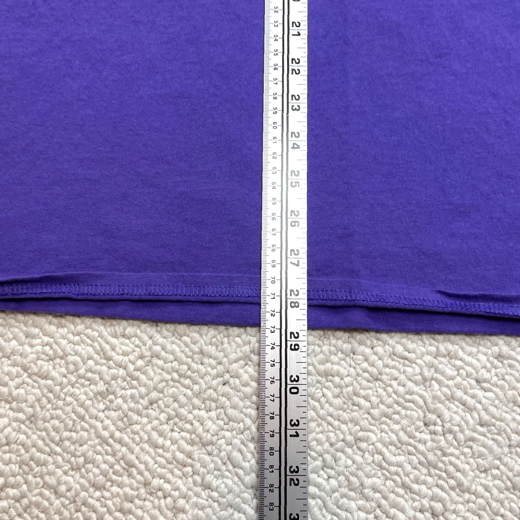 Port & Company Port & Company Core Cotton Shirt Adult 2XL Purple Mens Tee Short Sleeve Top Crew Neck Jersey Logo, 2XL, Regular Fit, T-Shirt, Men Size US XXL / EU 58 / 5 - 6 Thumbnail