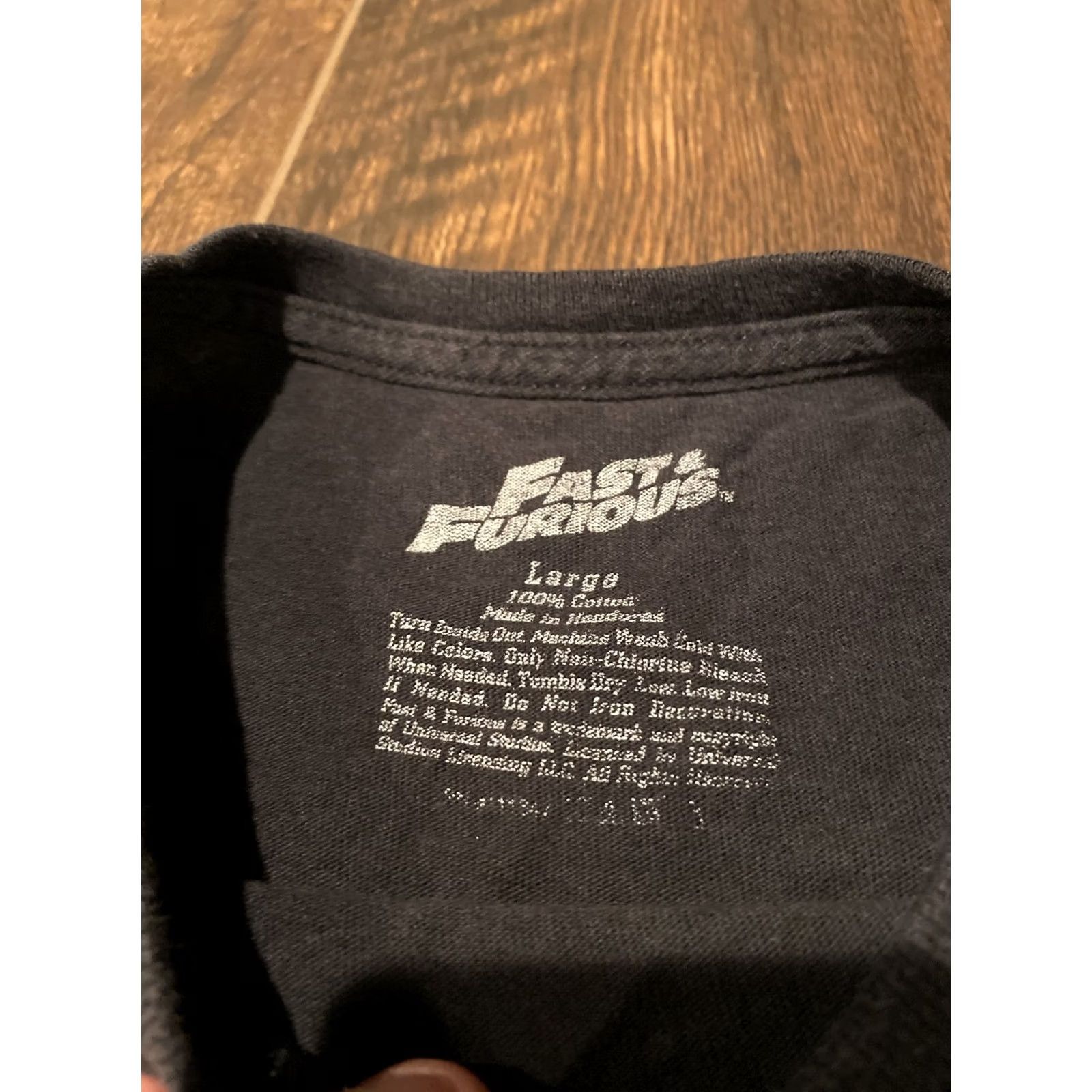 Vintage Rare Vintage Fast And Furious Paul Walker Large Black Shirt Size US L / EU 52-54 / 3 - 5 Thumbnail
