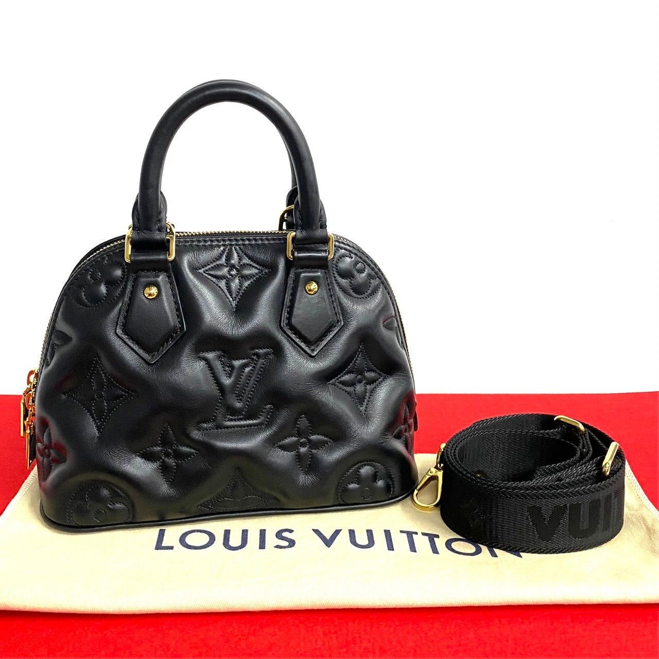 Louis Vuitton Louis Vuitton Shoulder Bag Black Leather Size ONE SIZE - 1 Thumbnail