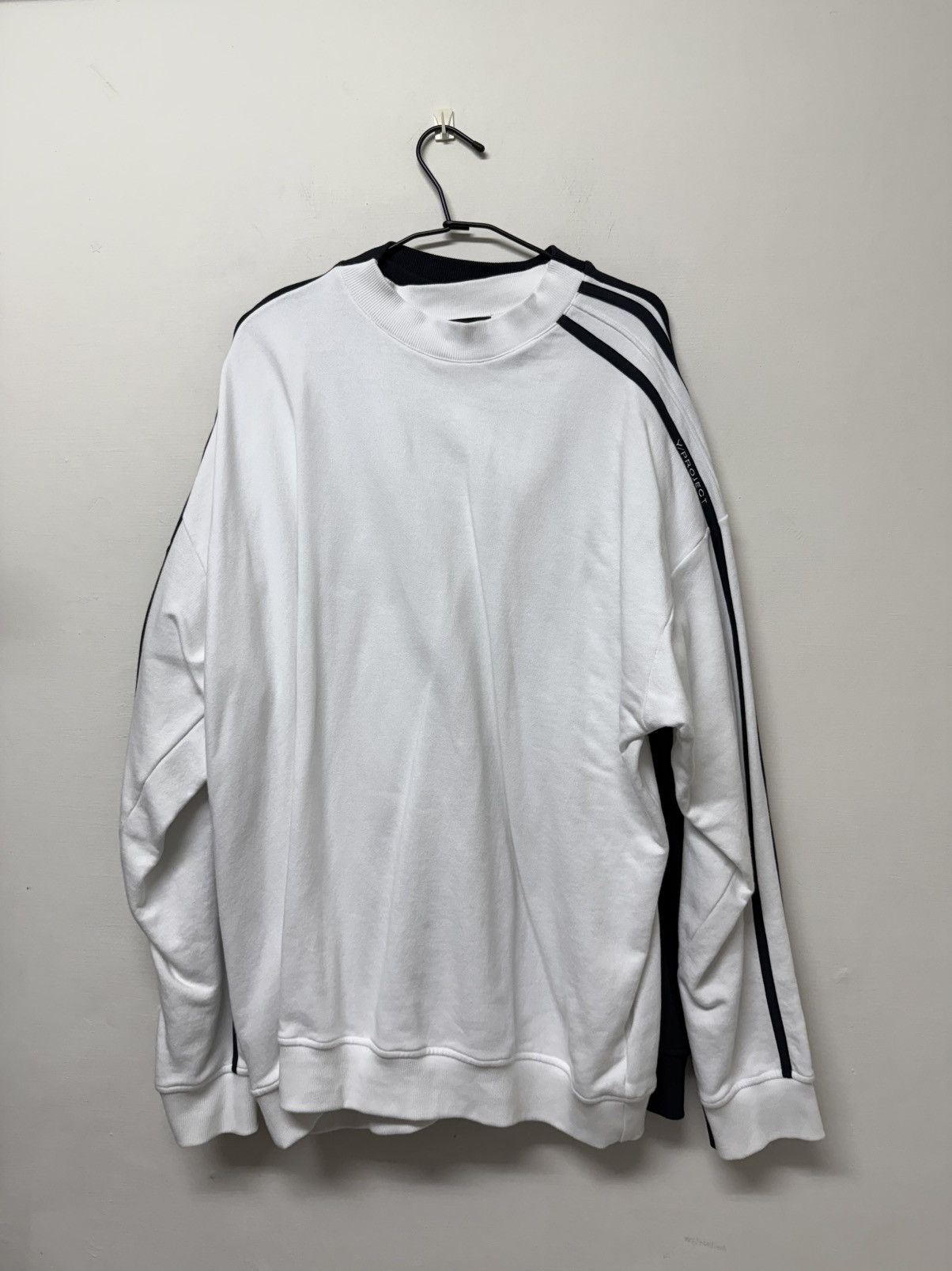 Y/Project Y/Project White and Navy Double Layer Sweatshirt Size US M / EU 48-50 / 2 - 1 Thumbnail